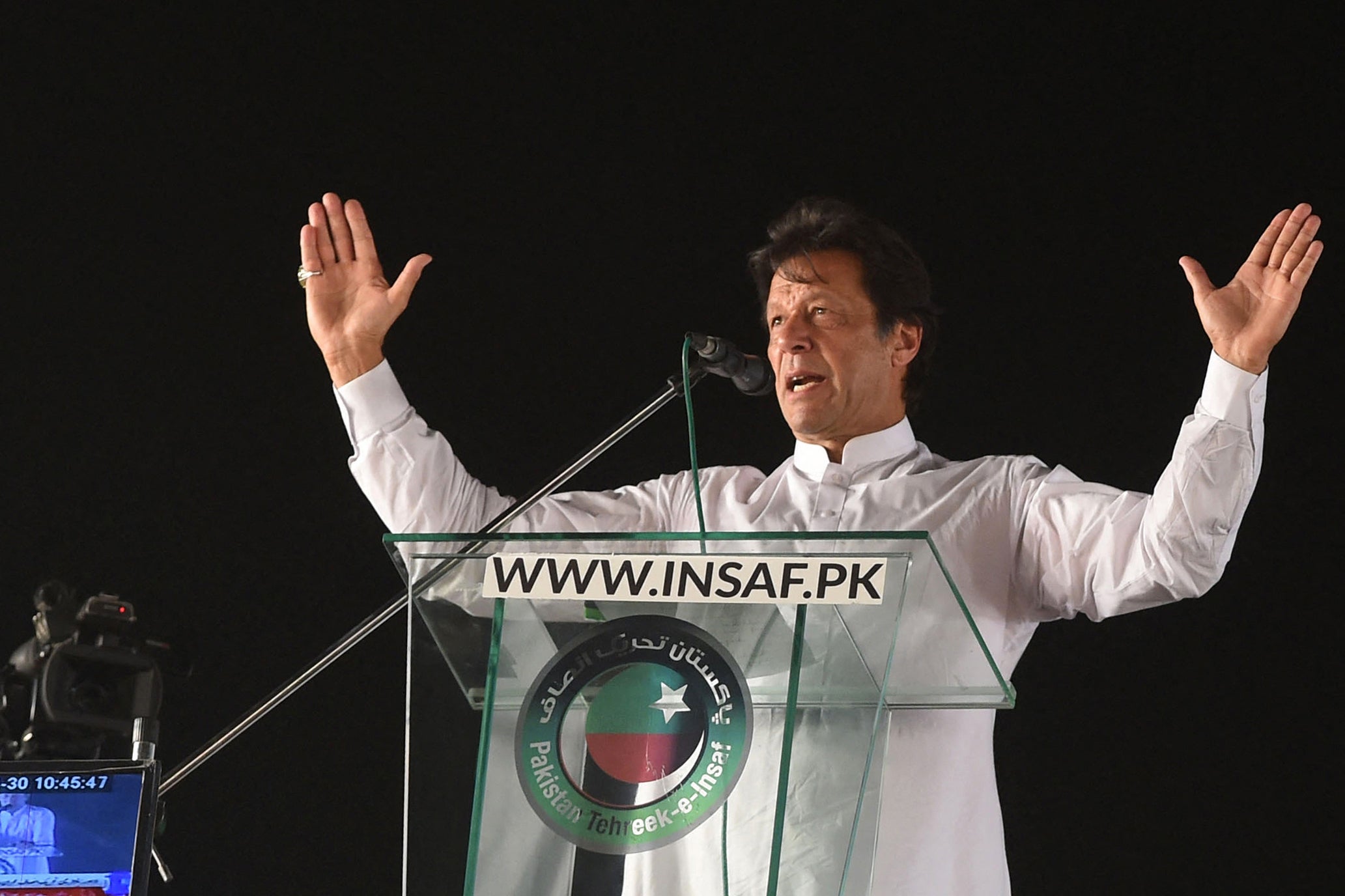 Khan hoped to break with Pakistan’s fraught history of military strongholds and dictatorships