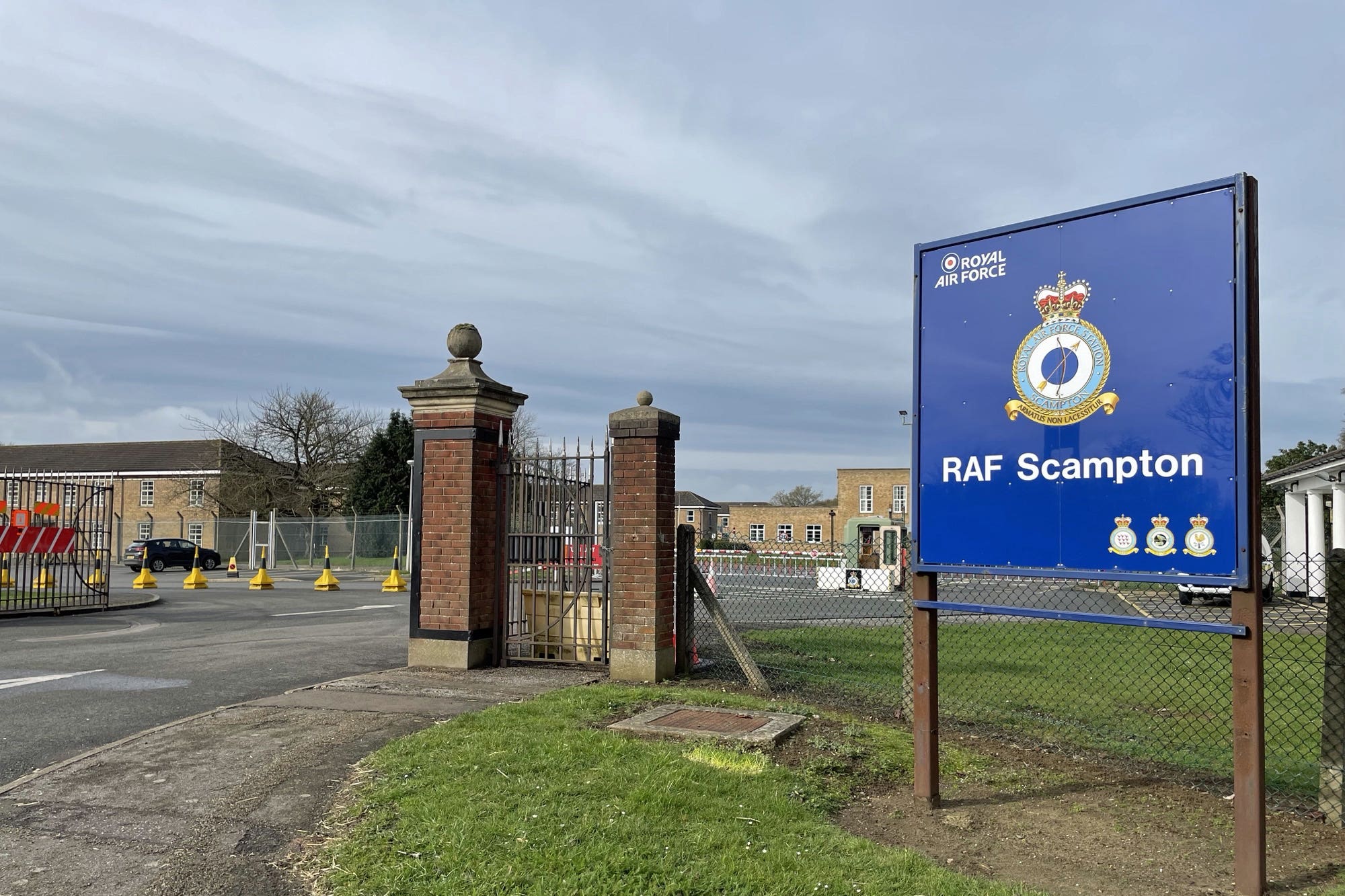 RAF Scampton in Lincolnshire (Callum Parke/PA)