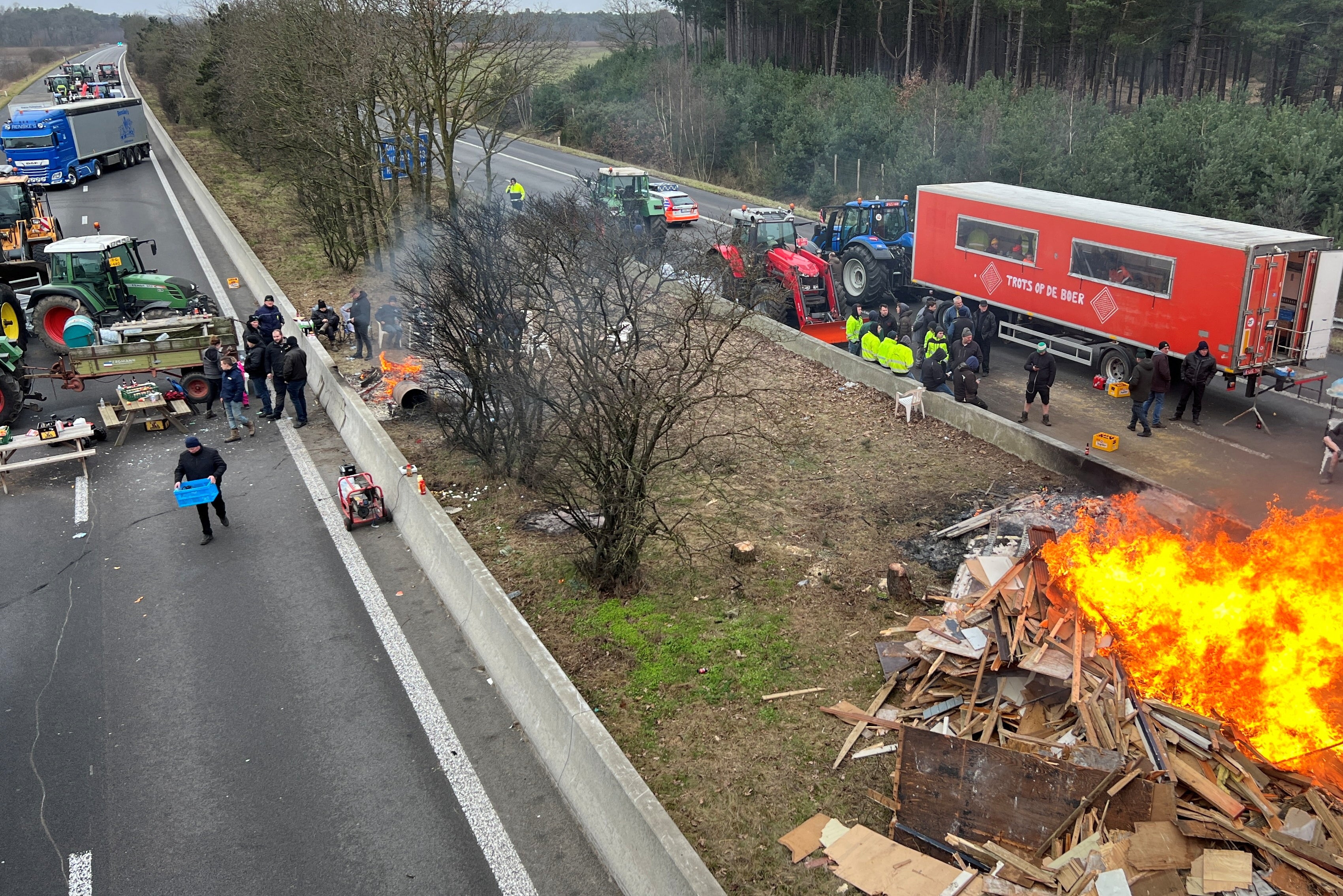 The frustration came to a head in Brussels this week, where farmers threw eggs and stones at the European parliament and set off fireworks