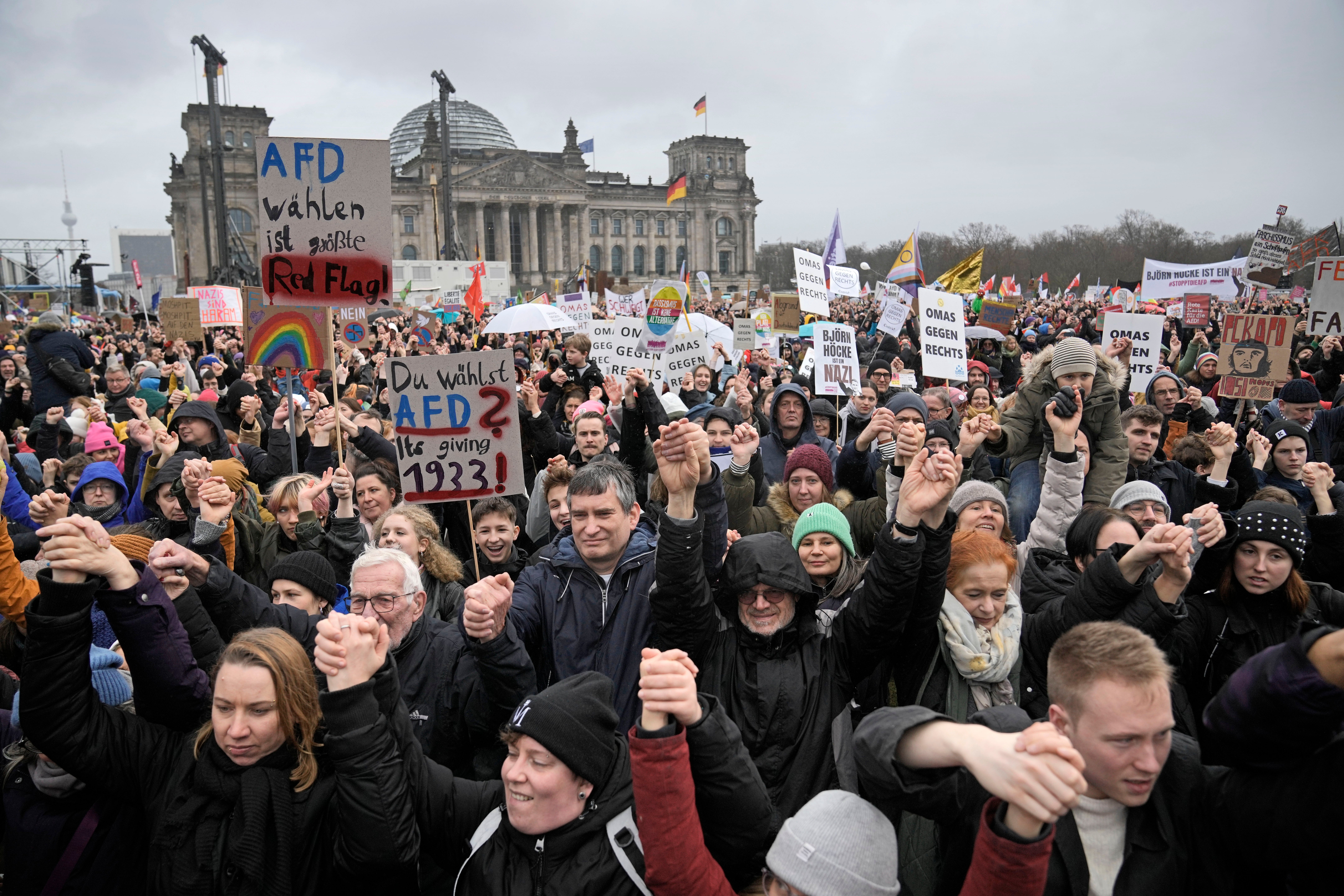 Germany Far-Right Protest