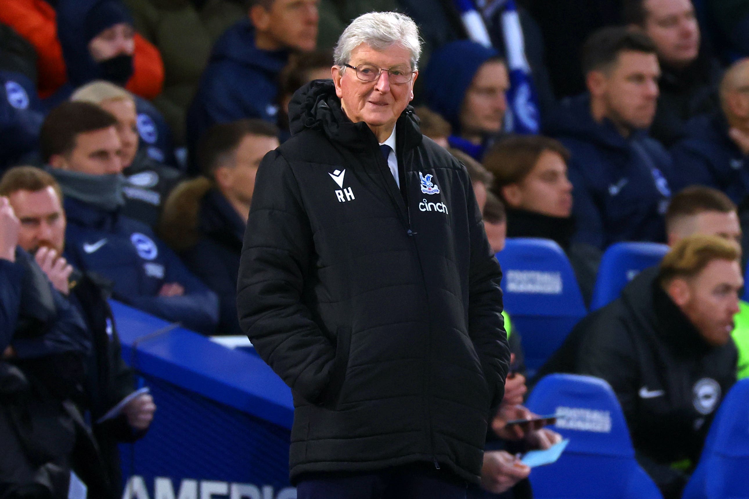 Roy Hodgson is under pressure at Crystal Palace (Steven Paston/PA)