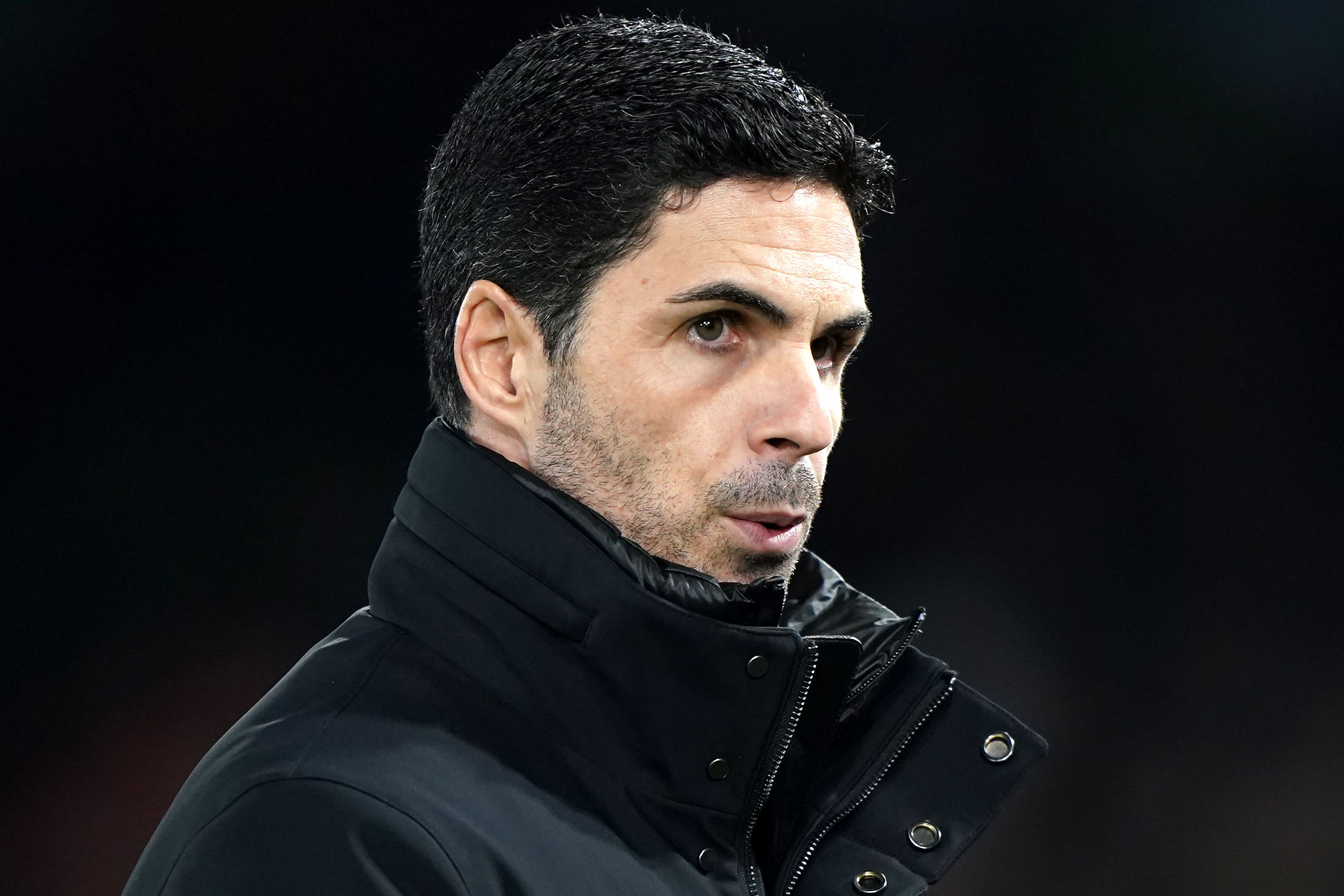 Arsenal manager Mikel Arteta wants to emulate Jurgen Klopp’s trophy success. (Joe Giddens/PA)