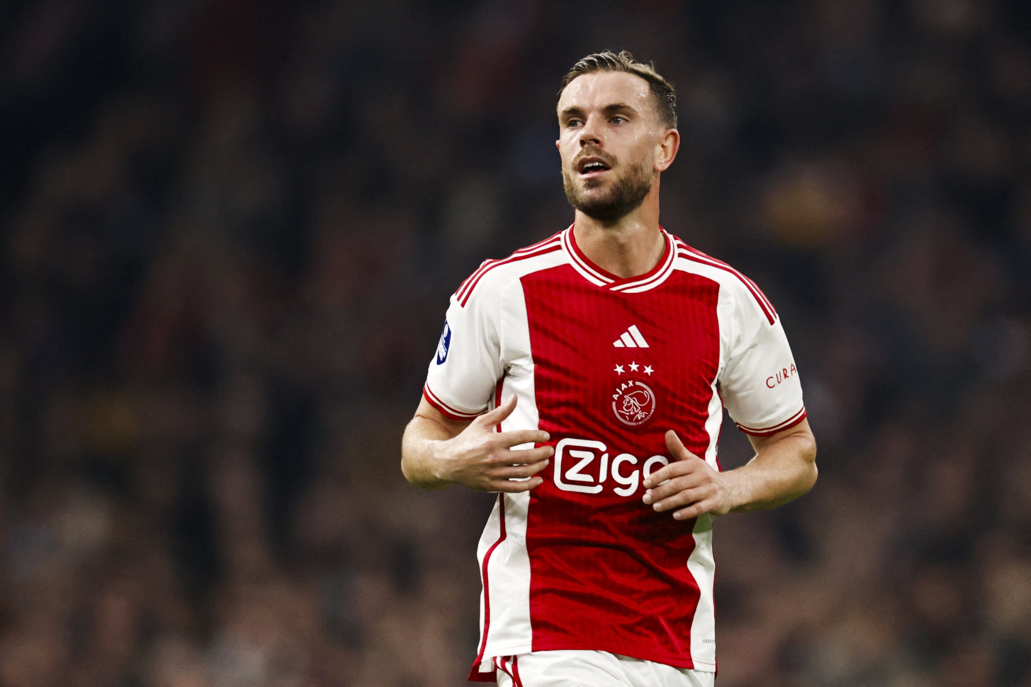 Jordan Henderson made his Ajax debut on Saturday