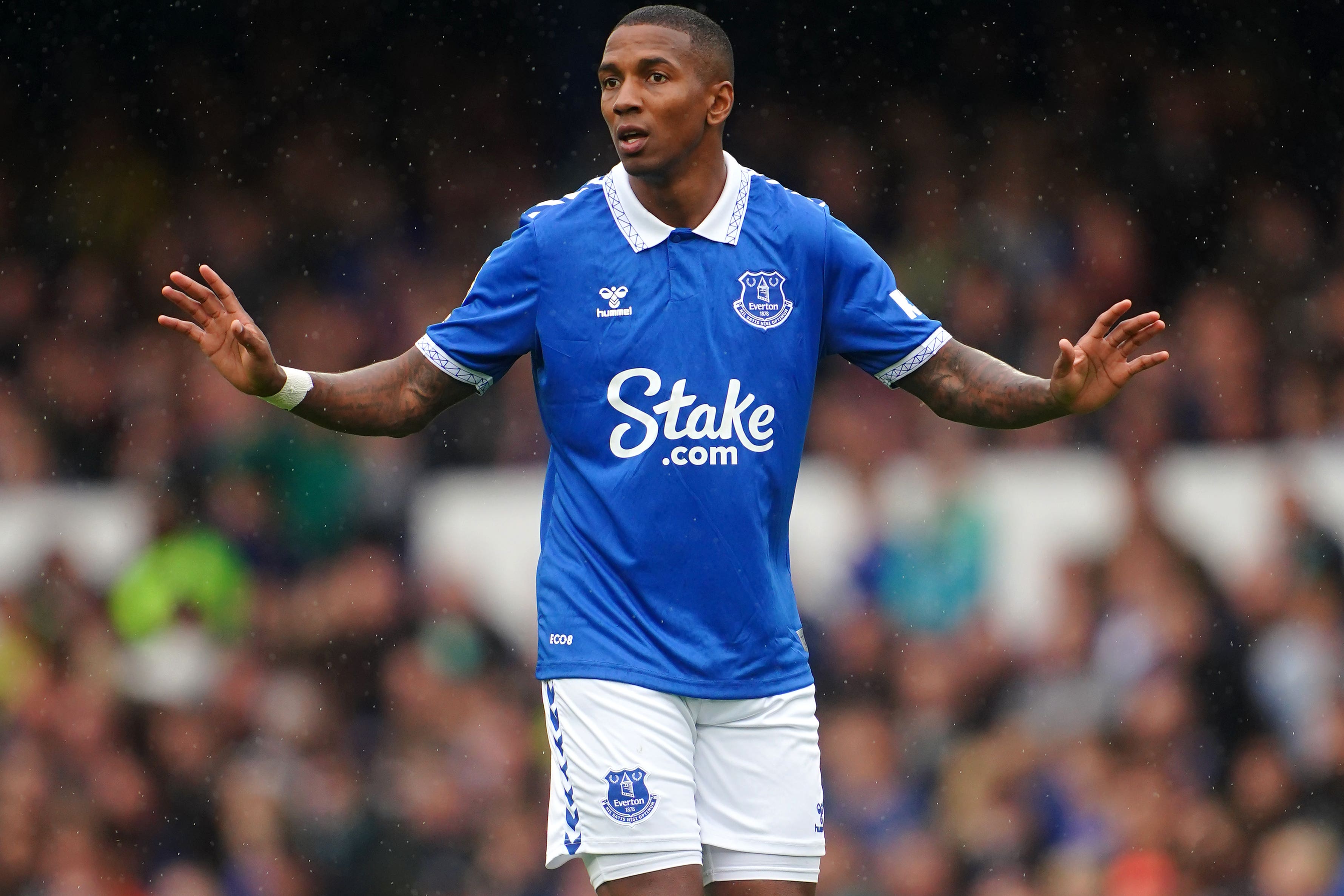 Ashley Young played in midfield against Tottenham (Peter Byrne/PA)