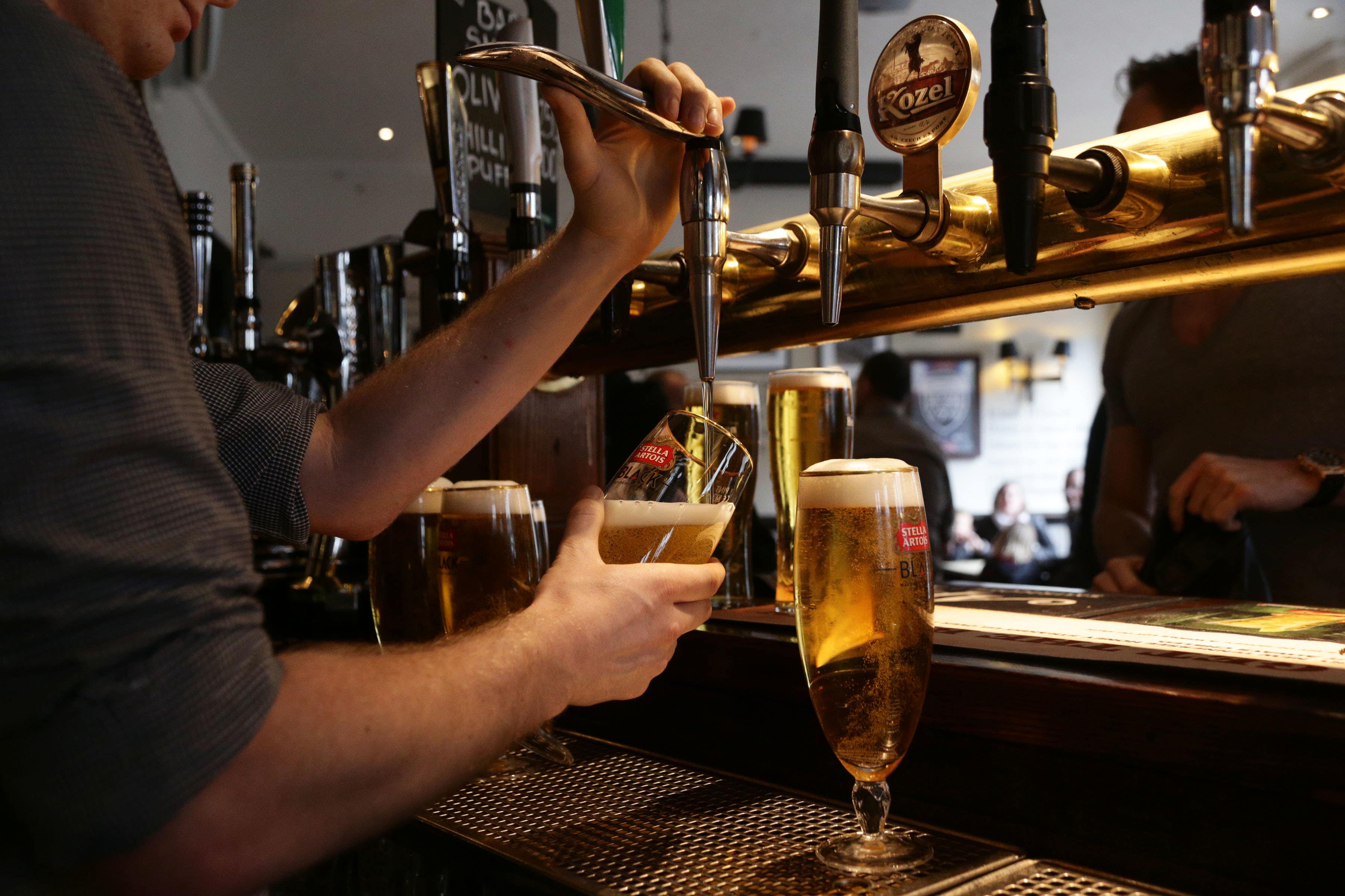 A rebound in the UK’s services sector has picked up pace (Yui Mok/PA)