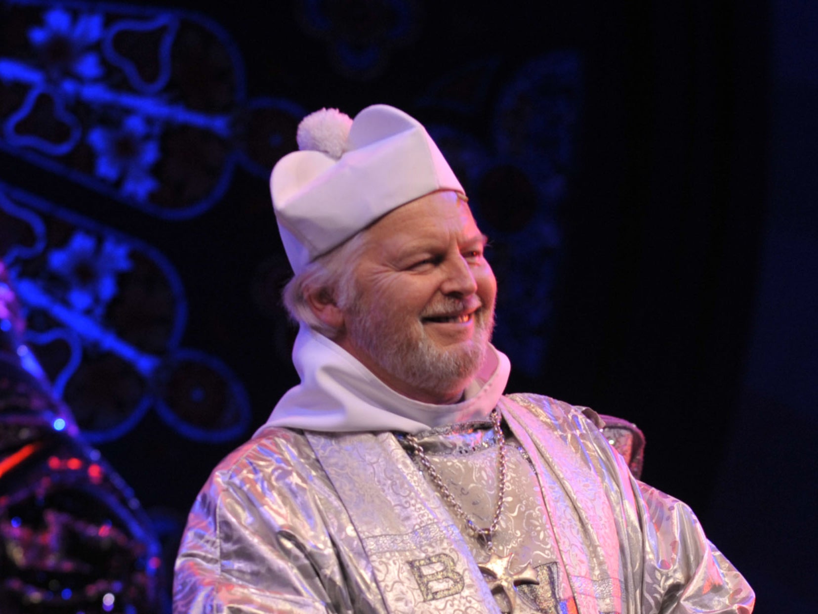 Ian Lavender as Monsignor Howard in ‘Sister Act’ at the London Palladium