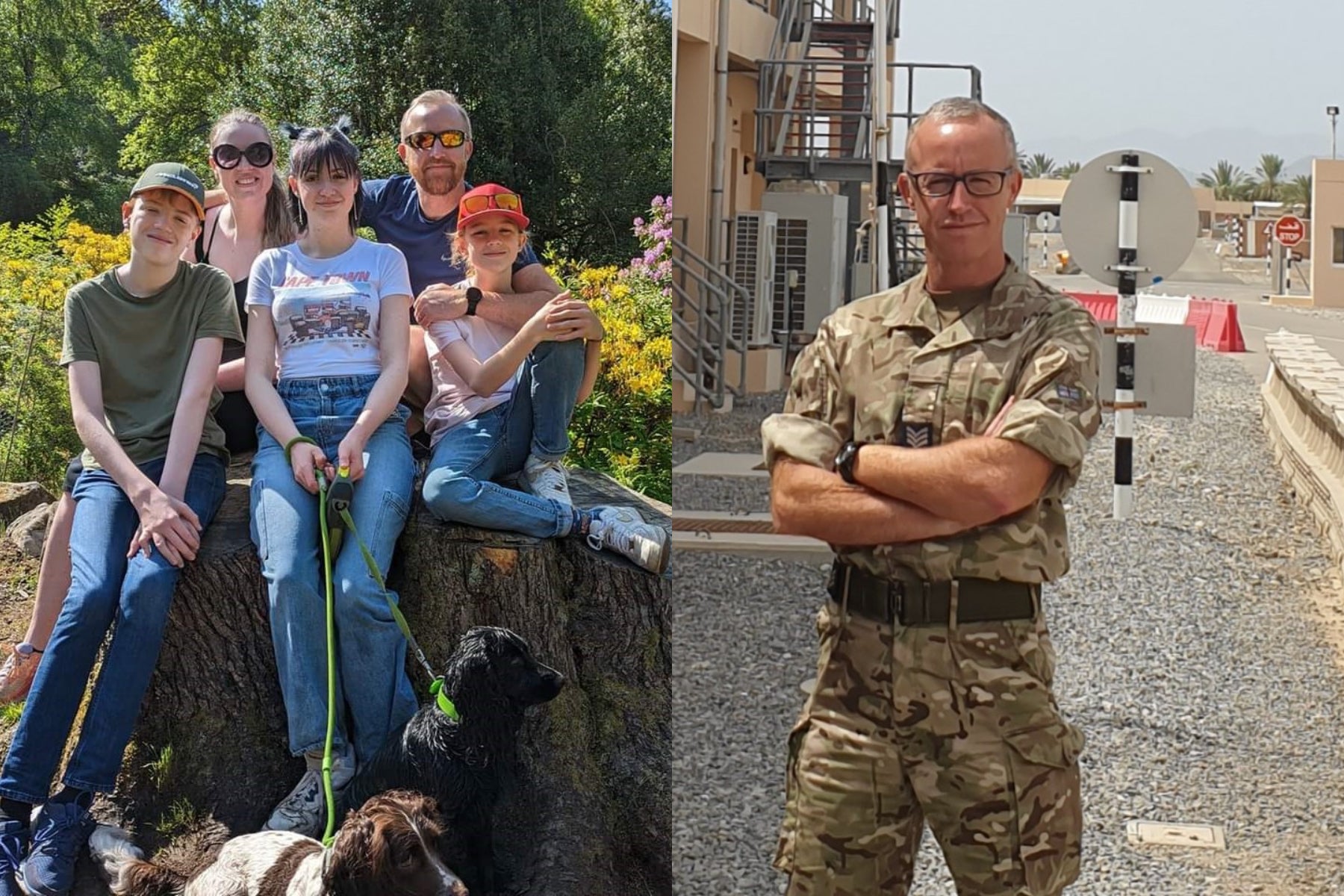 RAF Sergeant Ian Trushell, 49, served 24-years in the RAF before being diagnosed with stage four bowel cancer(Collect/PA Real Life)