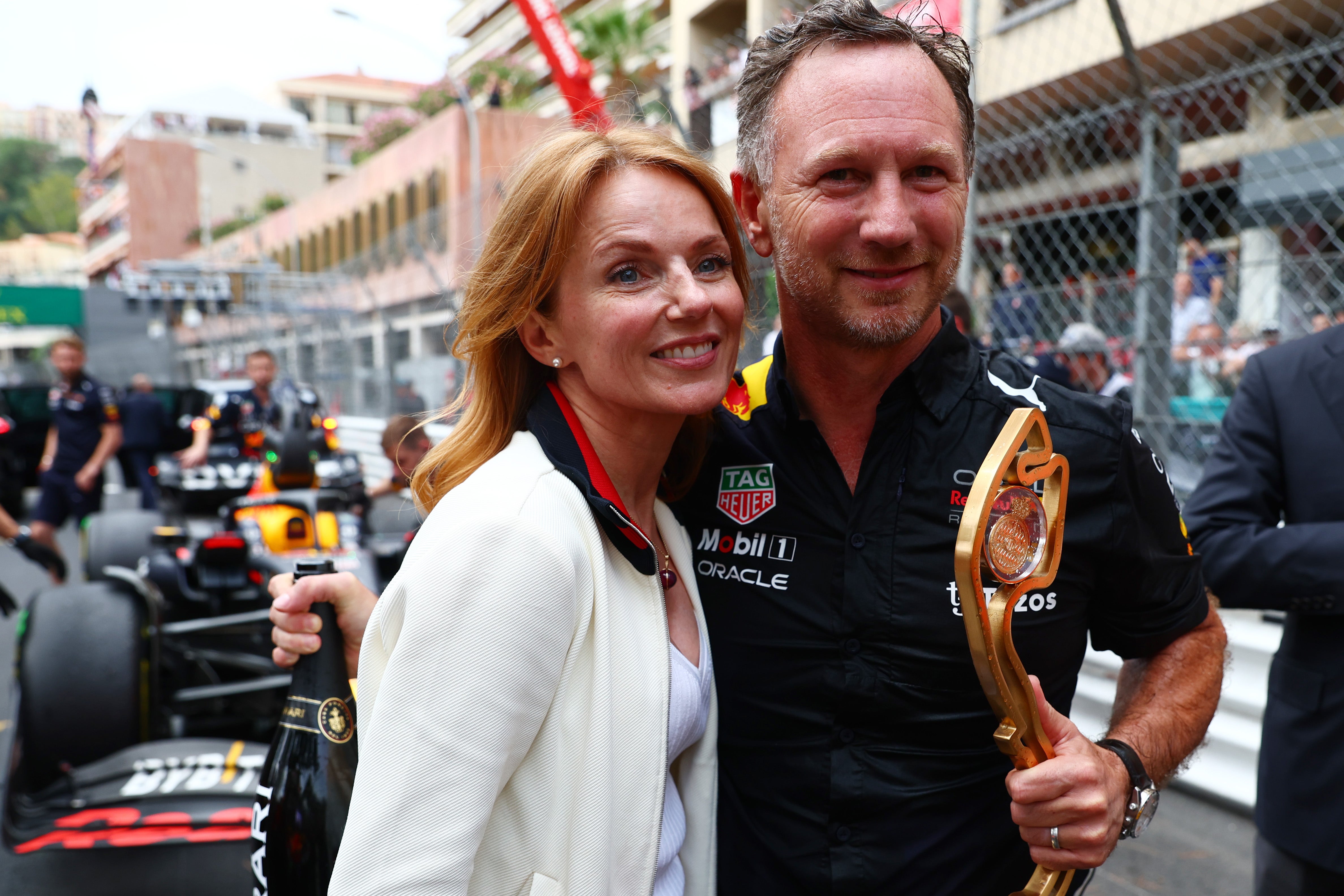 Horner is married to Spice Girl pop star Geri Halliwell