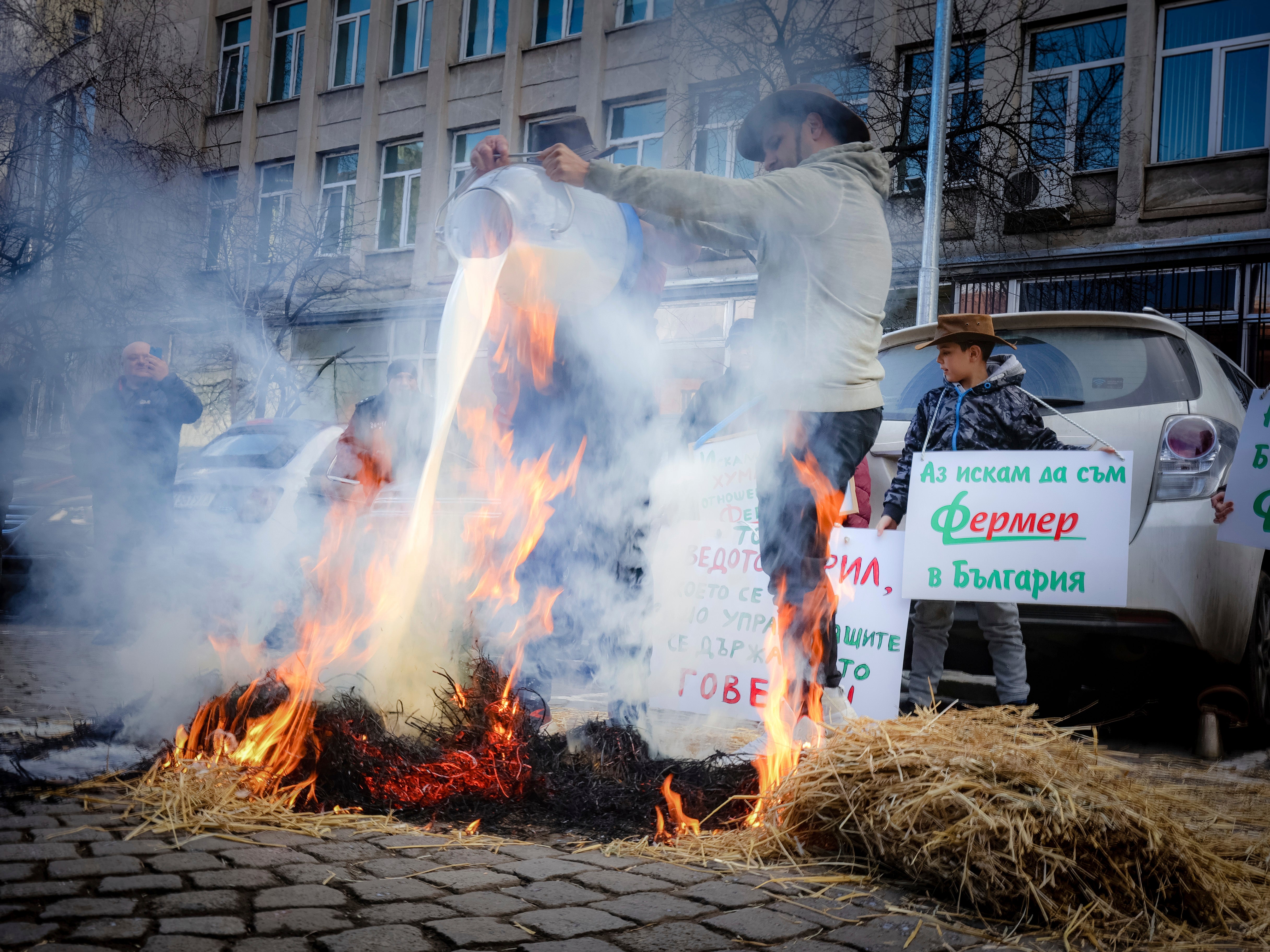 Bulgaria Farmers'Protest