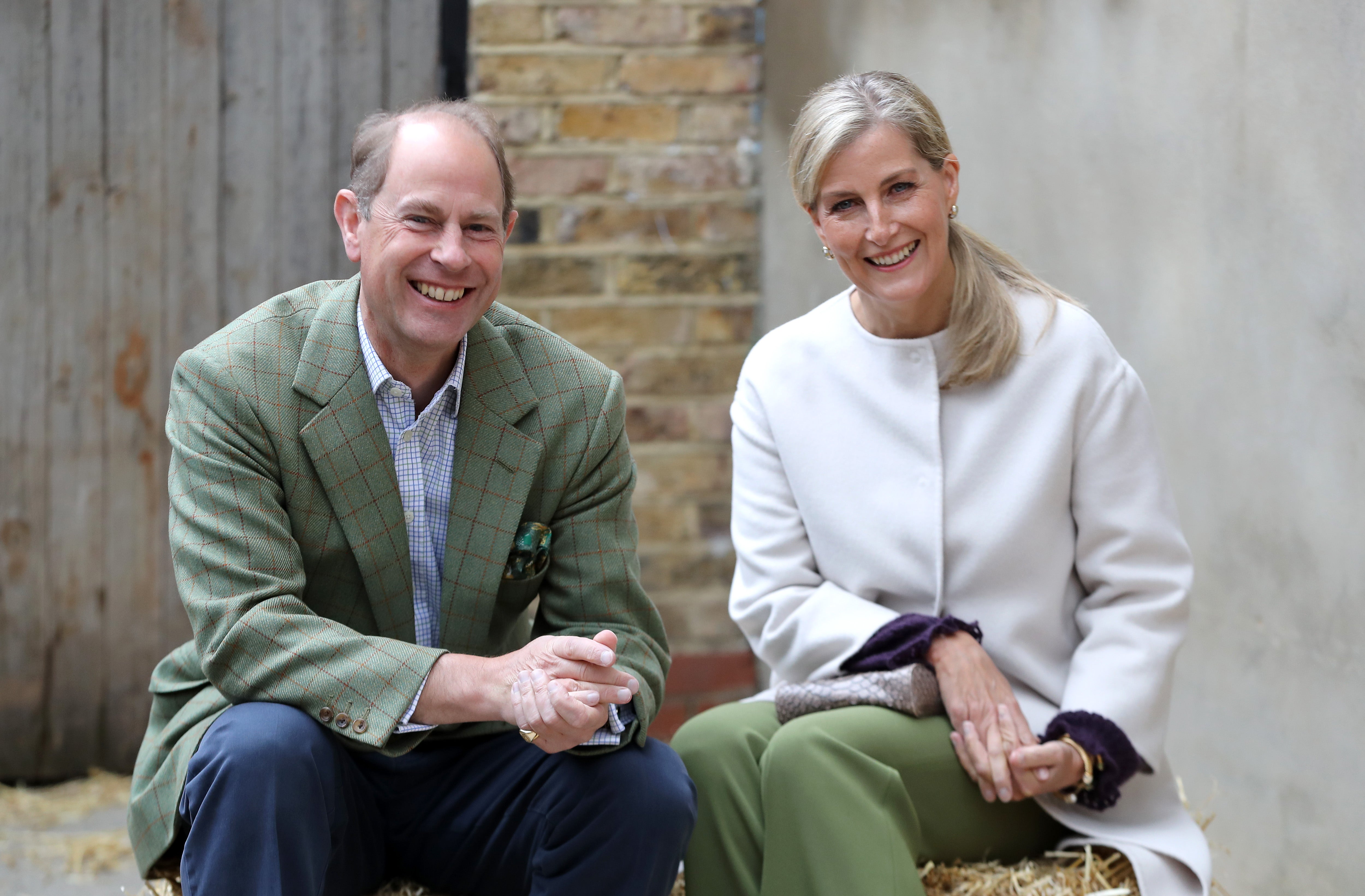 The duke with his wife Sophie