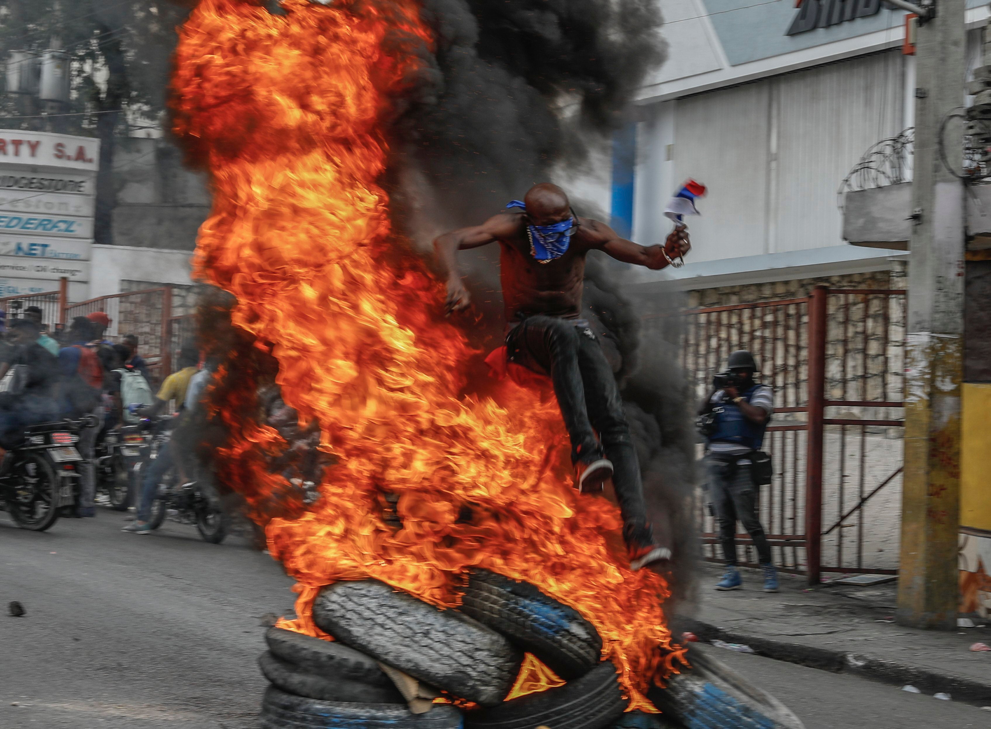 APTOPIX Haiti Protests