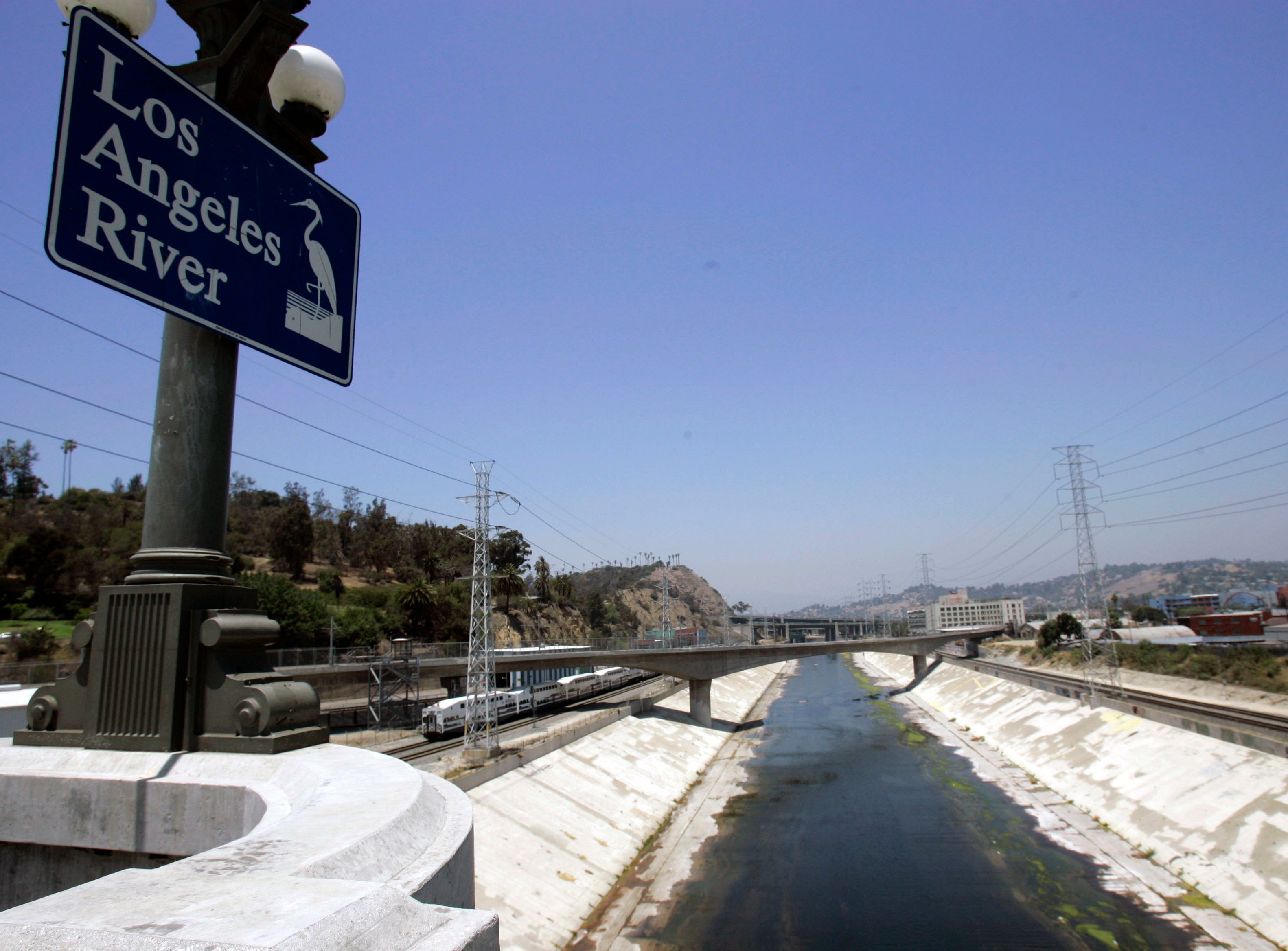 California Storms LA River