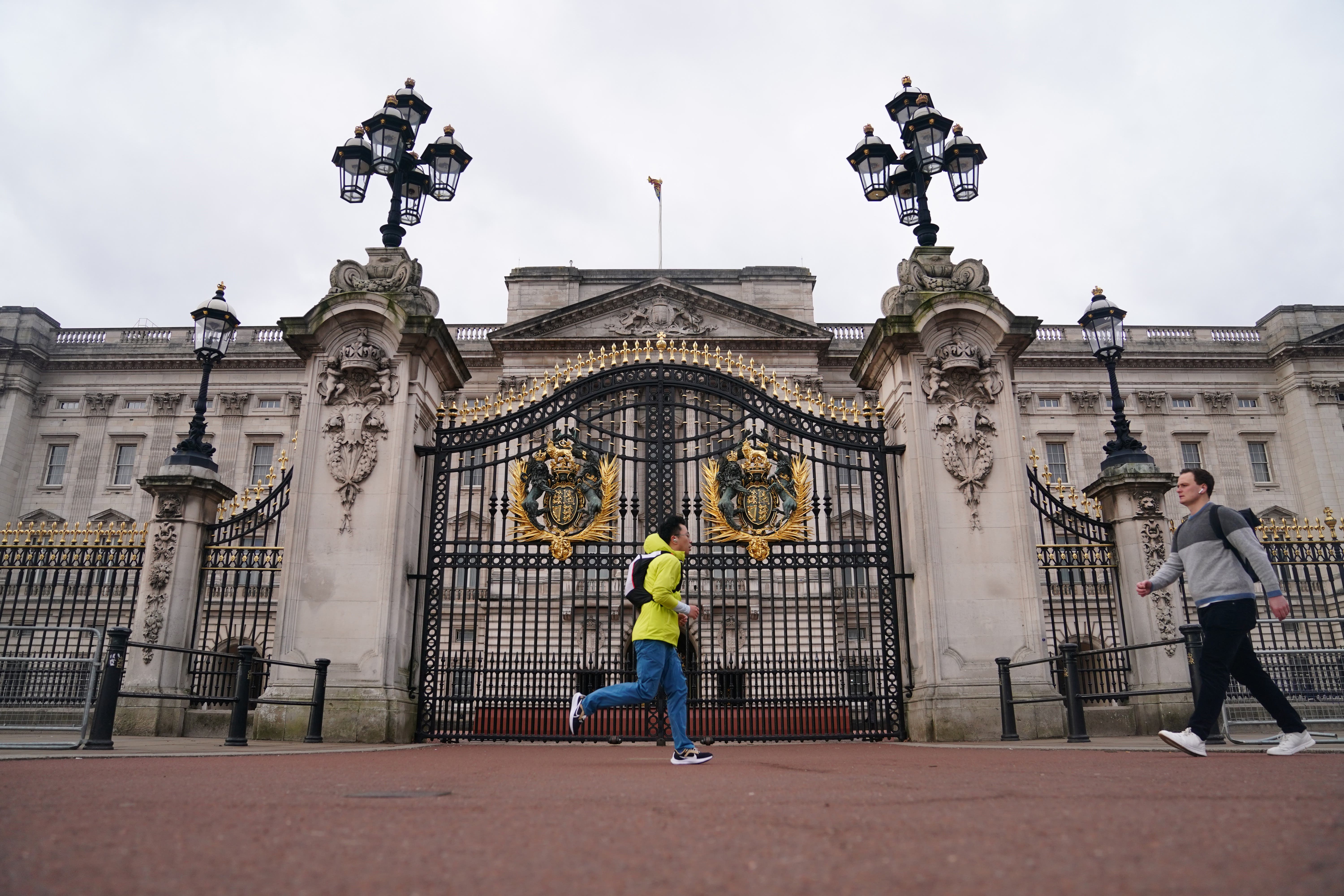 Well-wishers said their thoughts are with the King (James Manning/PA)