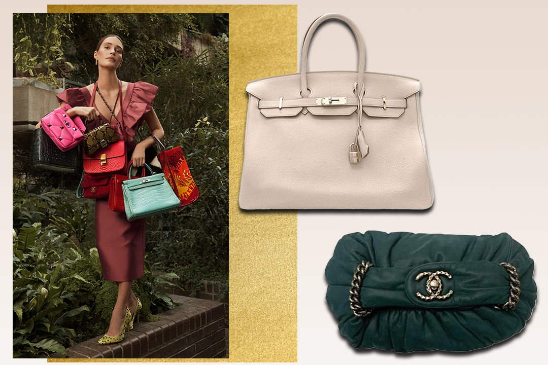 Luxury-lovers, rejoice, as designer bags, belts, shoes and more are all on offer