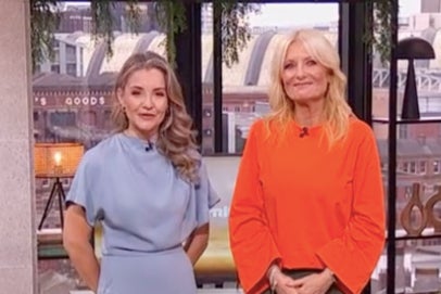 Helen Skelton and Gaby Roslin paid tribute to Jonnie Irwin on ‘Morning Live’