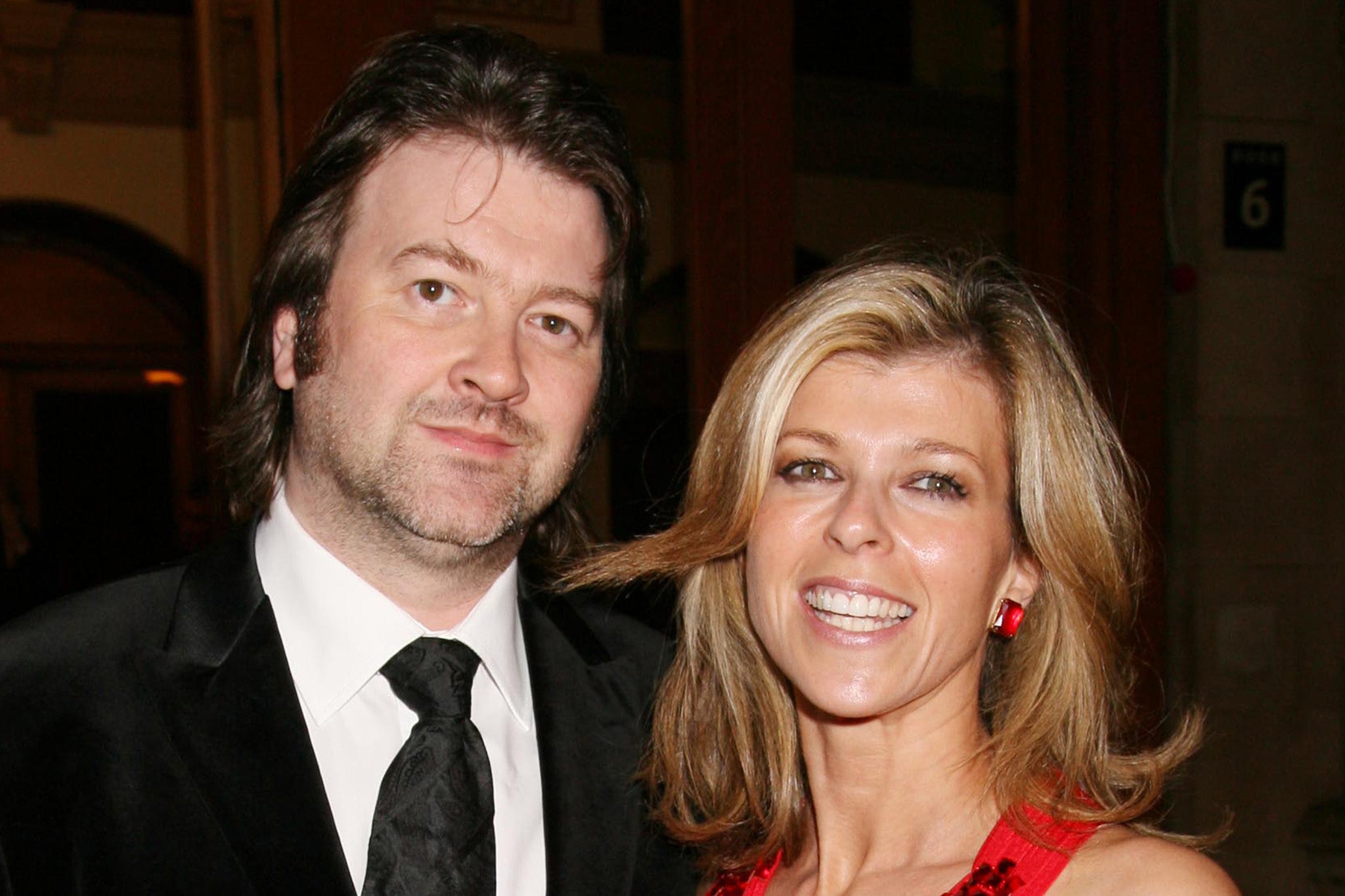 Happier times: the couple attend the 2007 National Television Awards