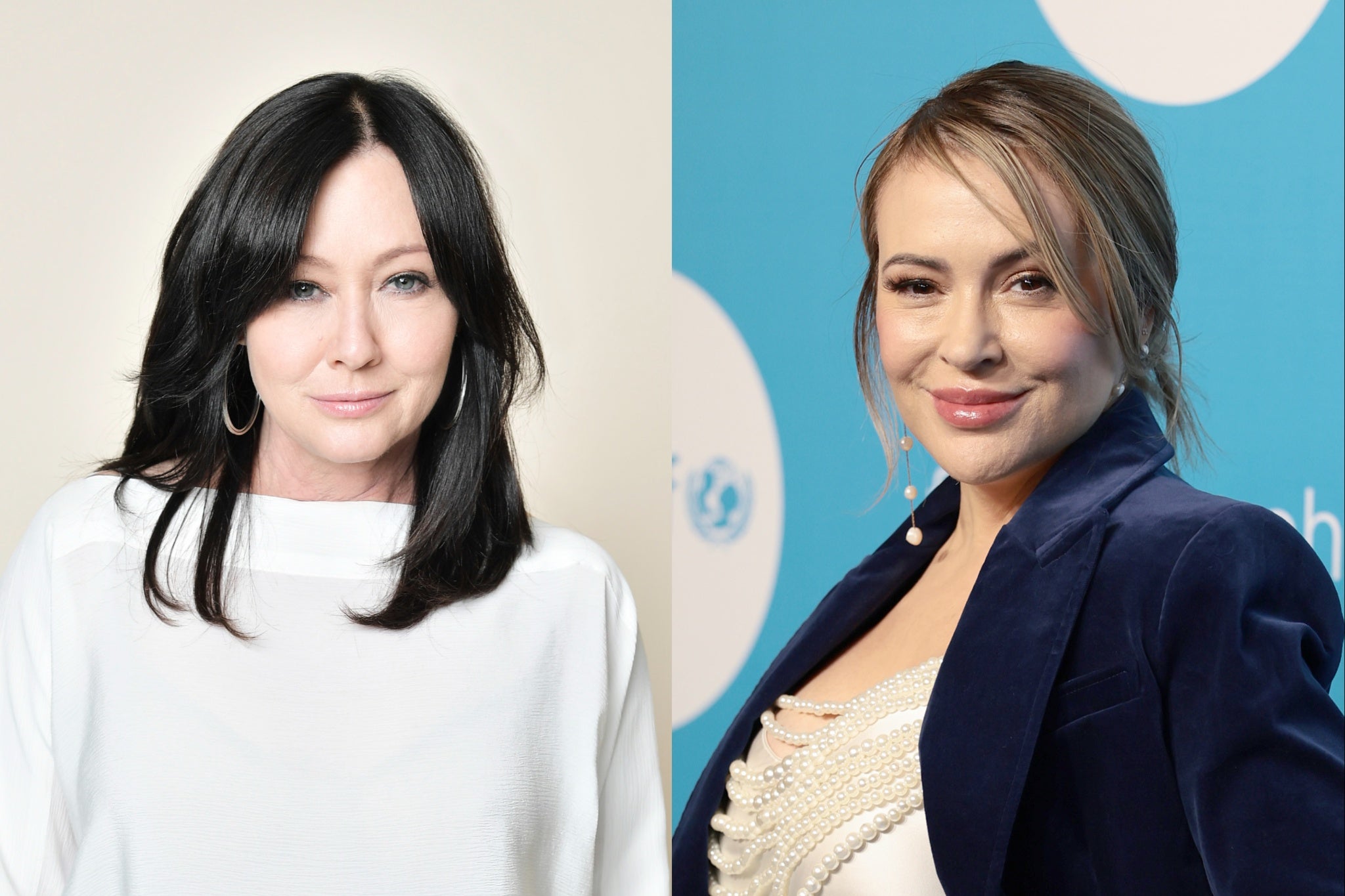 Shannen Doherty and Alyssa Milano