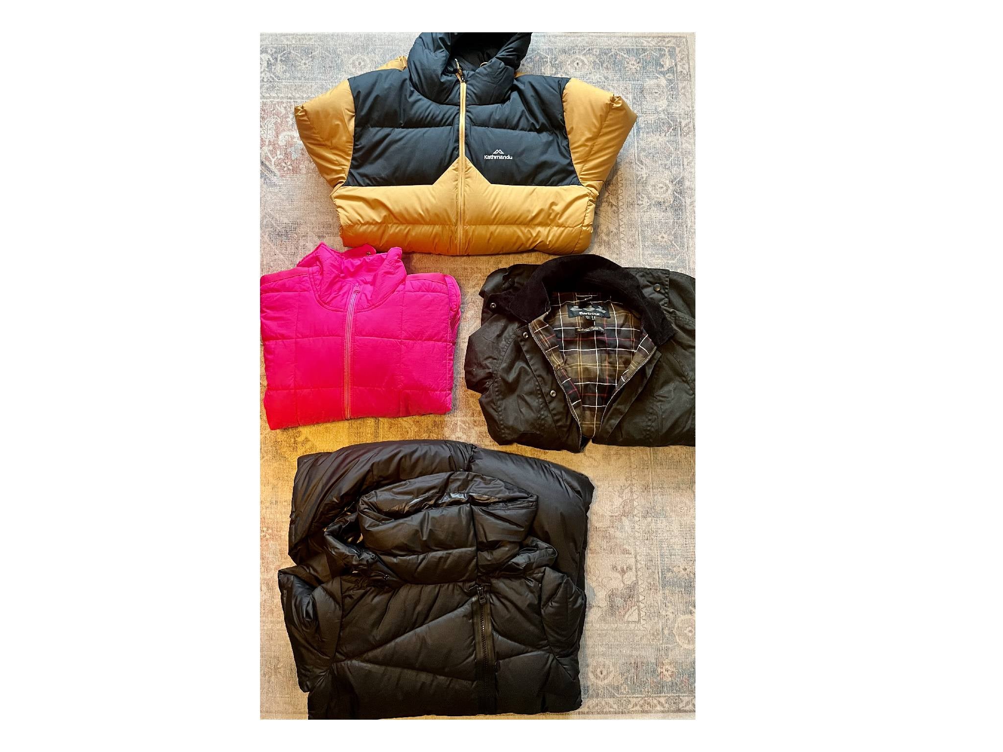 A selection of the coats we tested