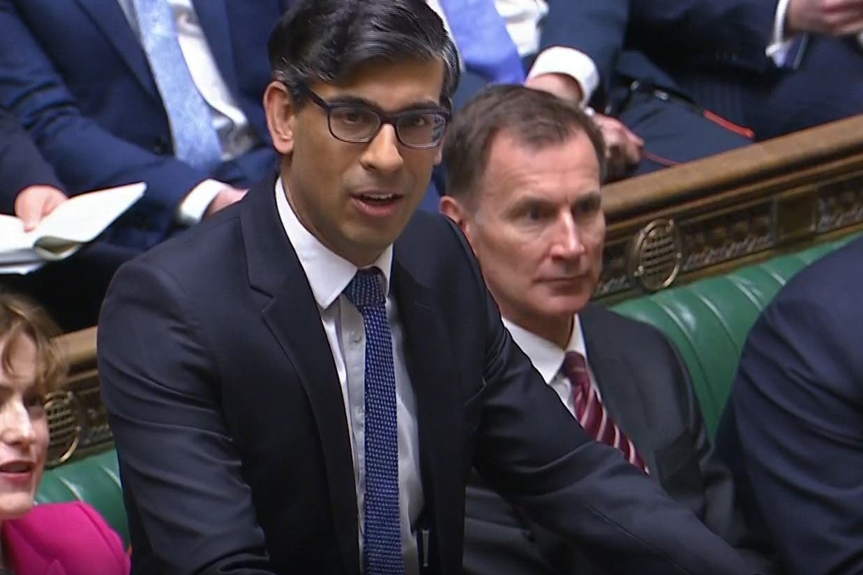 Rishi Sunak was criticised during PMQs