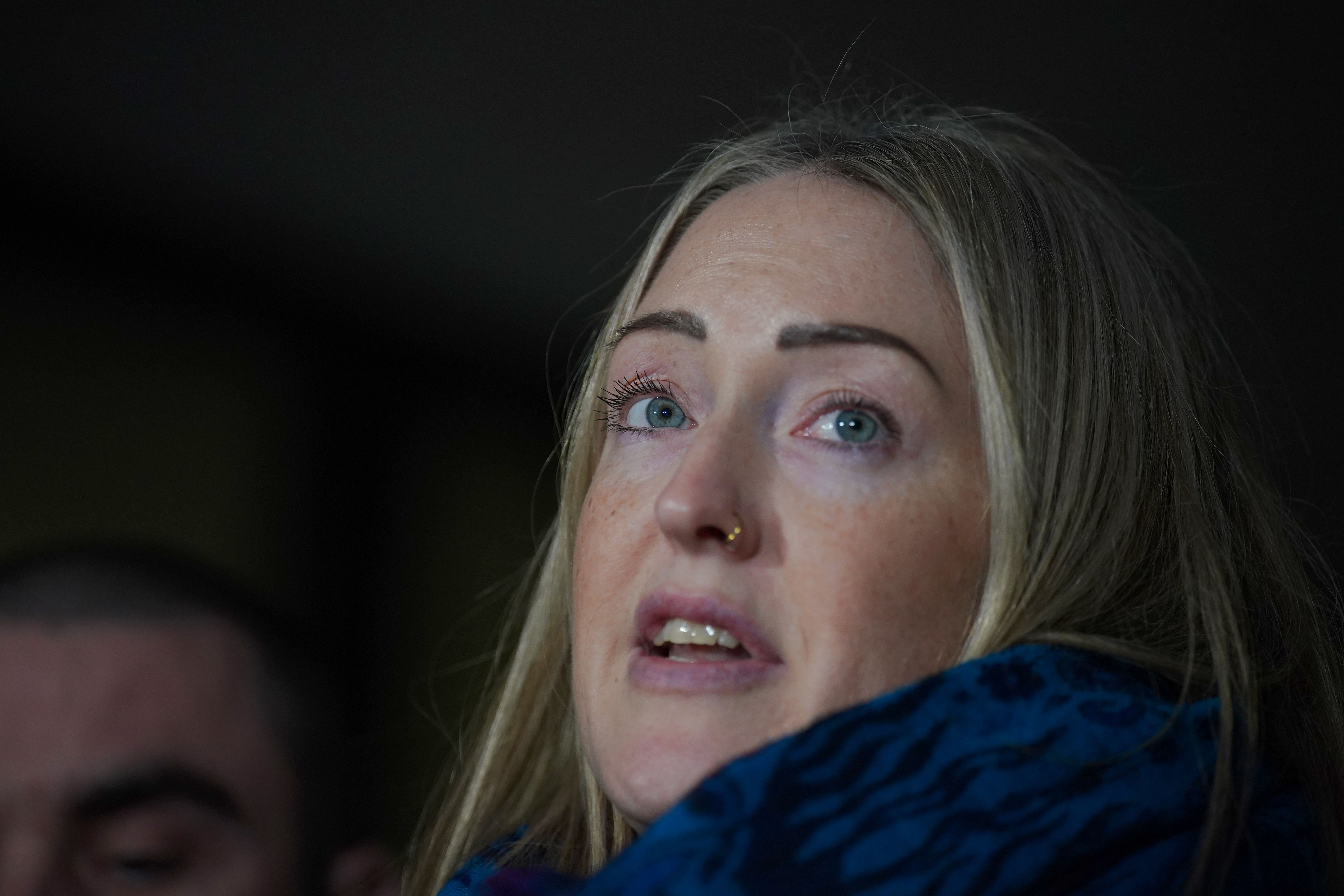 Brianna Ghey’s mother Esther Ghey met Sir Keir Starmer (Peter Byrne/PA)