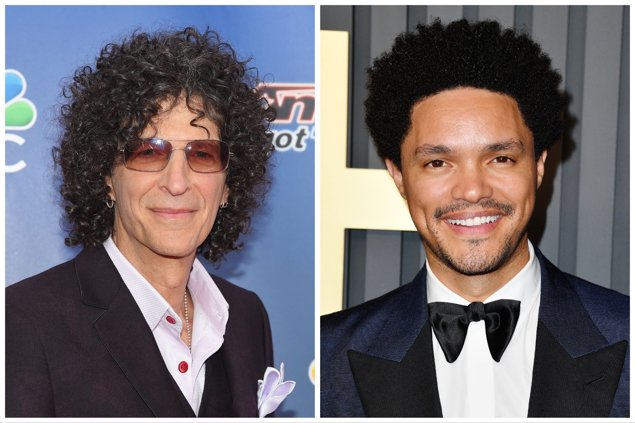 Howard Stern (left) and Trevor Noah