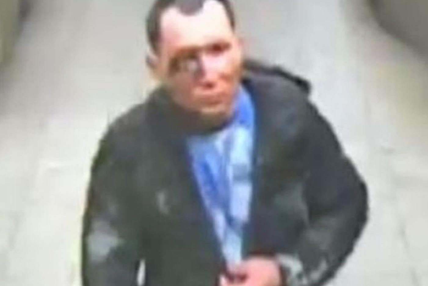 A CCTV image of Abdul Ezedi at King’s Cross underground station