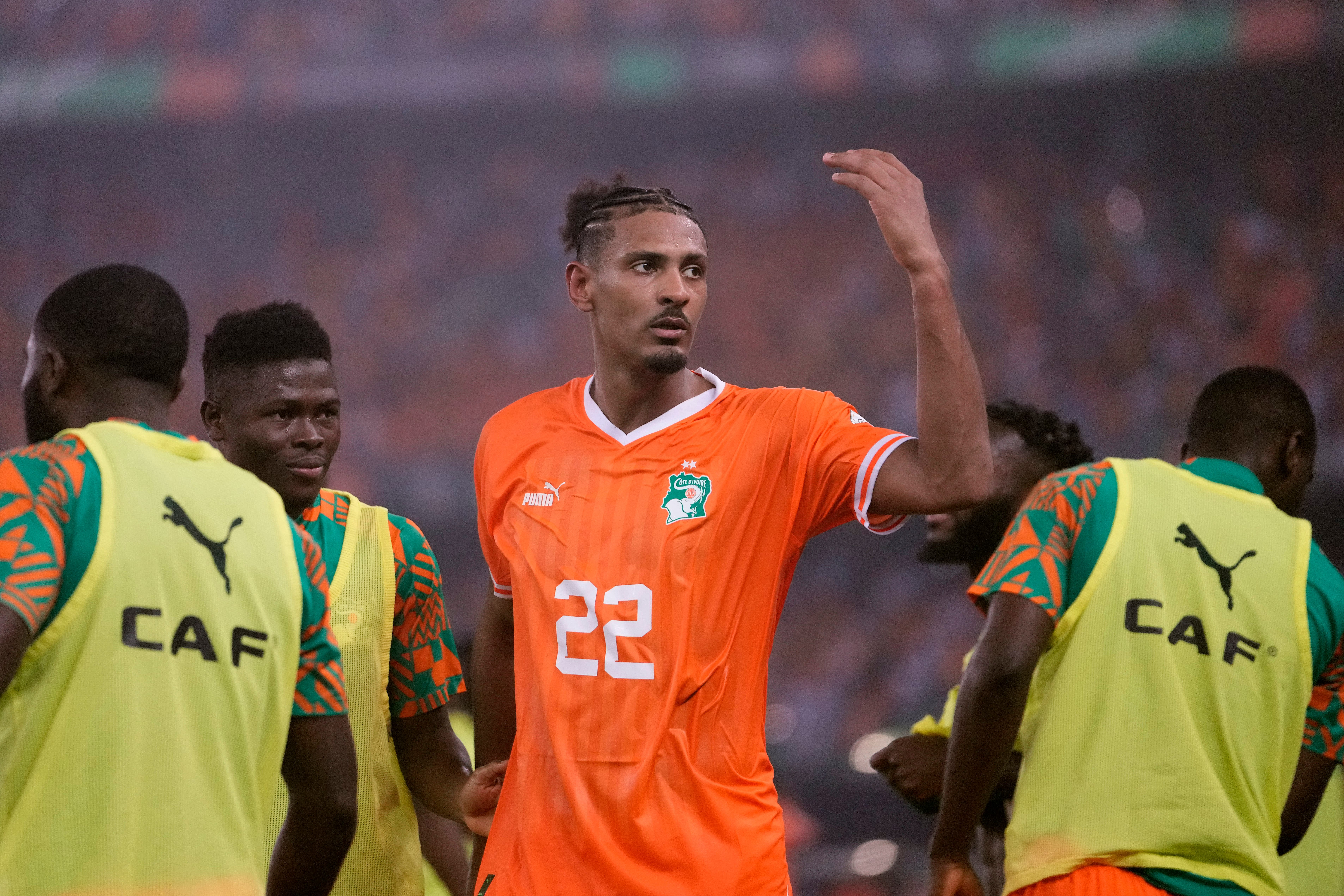 Sebastien Haller was the matchwinner for the hosts (Sunday Alamba/AP)