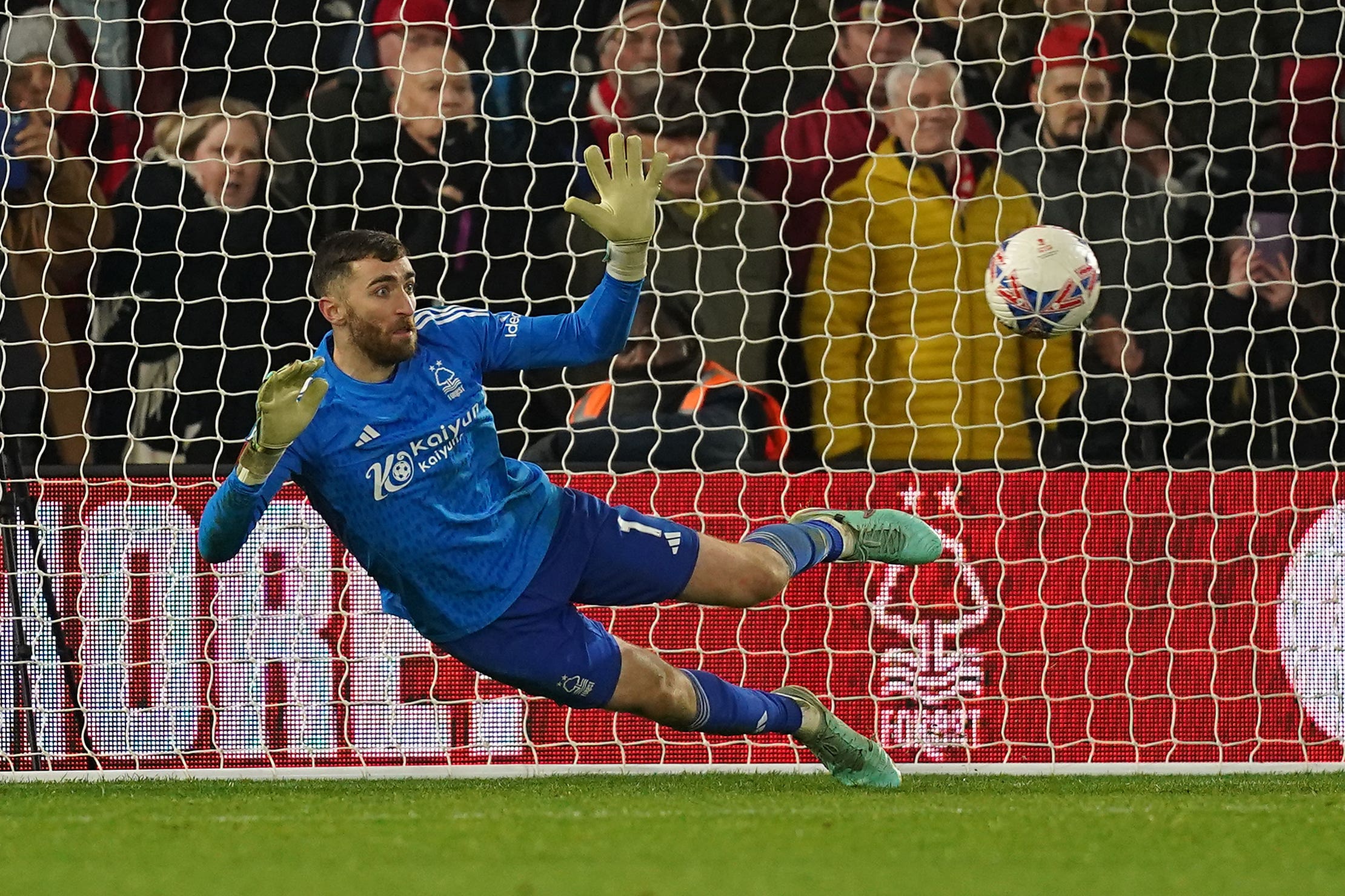 Matt Turner starred for Forest (Martin Rickett/PA)