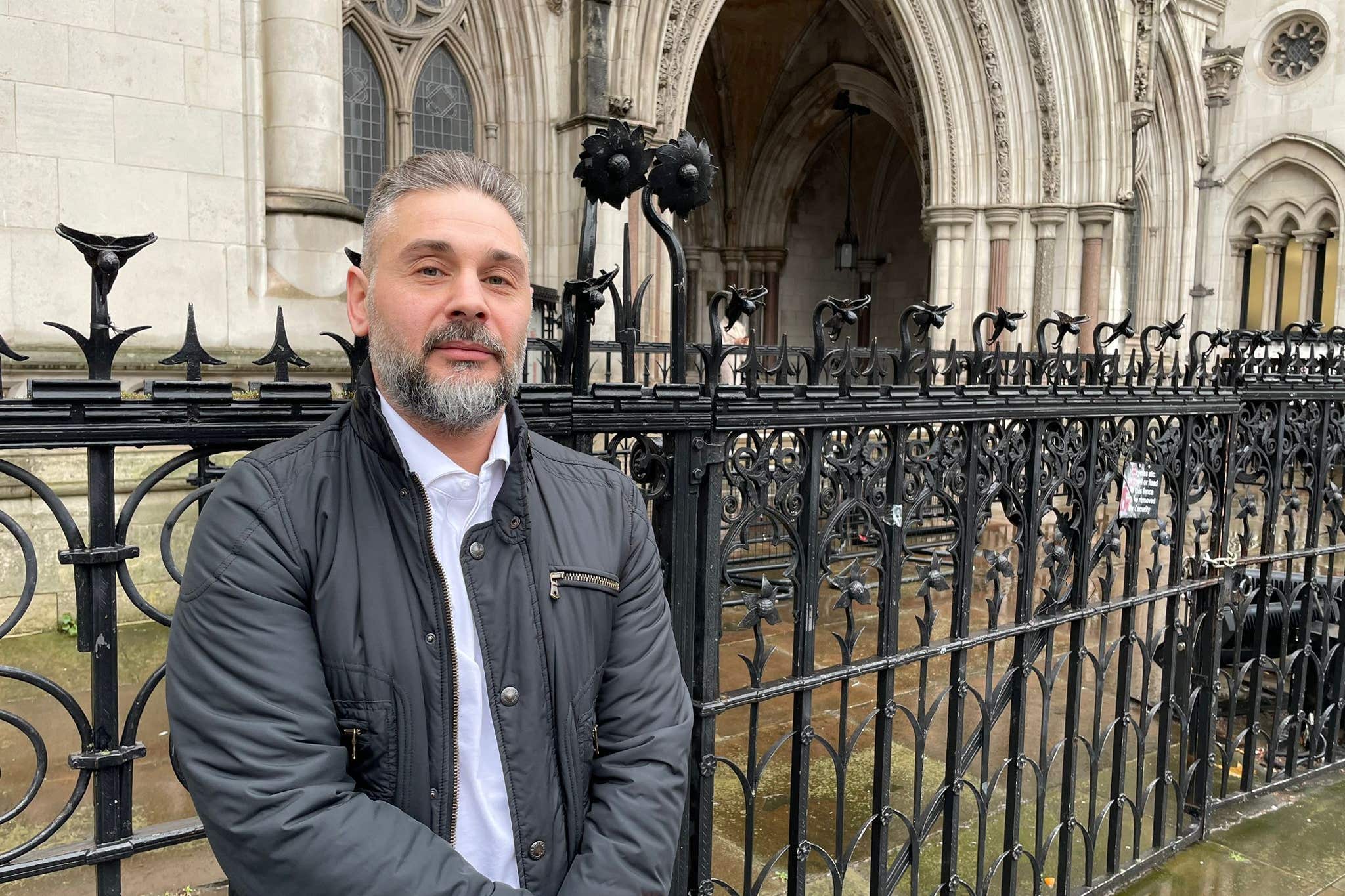 Filippe Scalora outside the Royal Courts of Justice on Thursday (Callum Parke/PA)