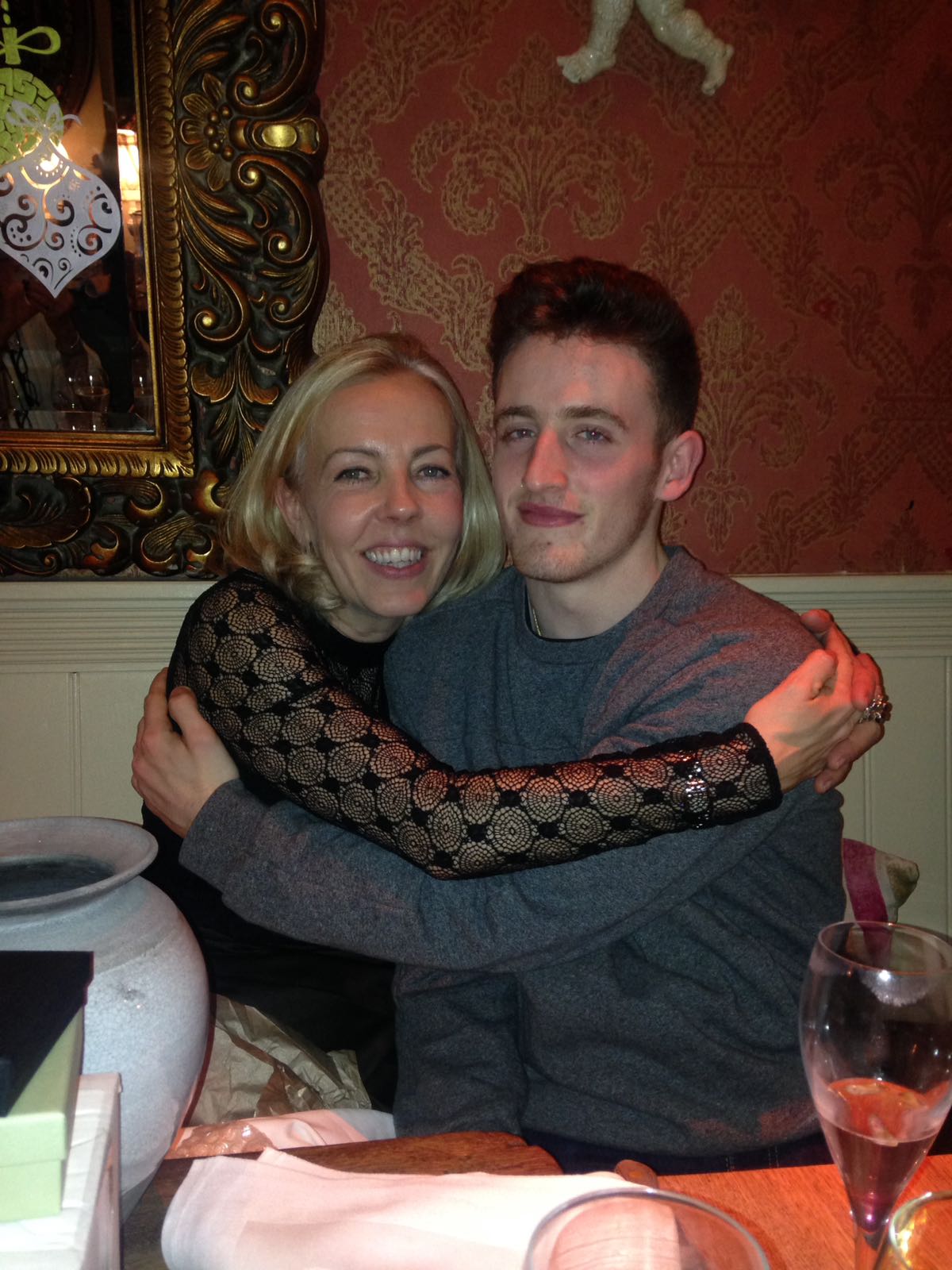 Sam found her son laying on the floor in his bedroom