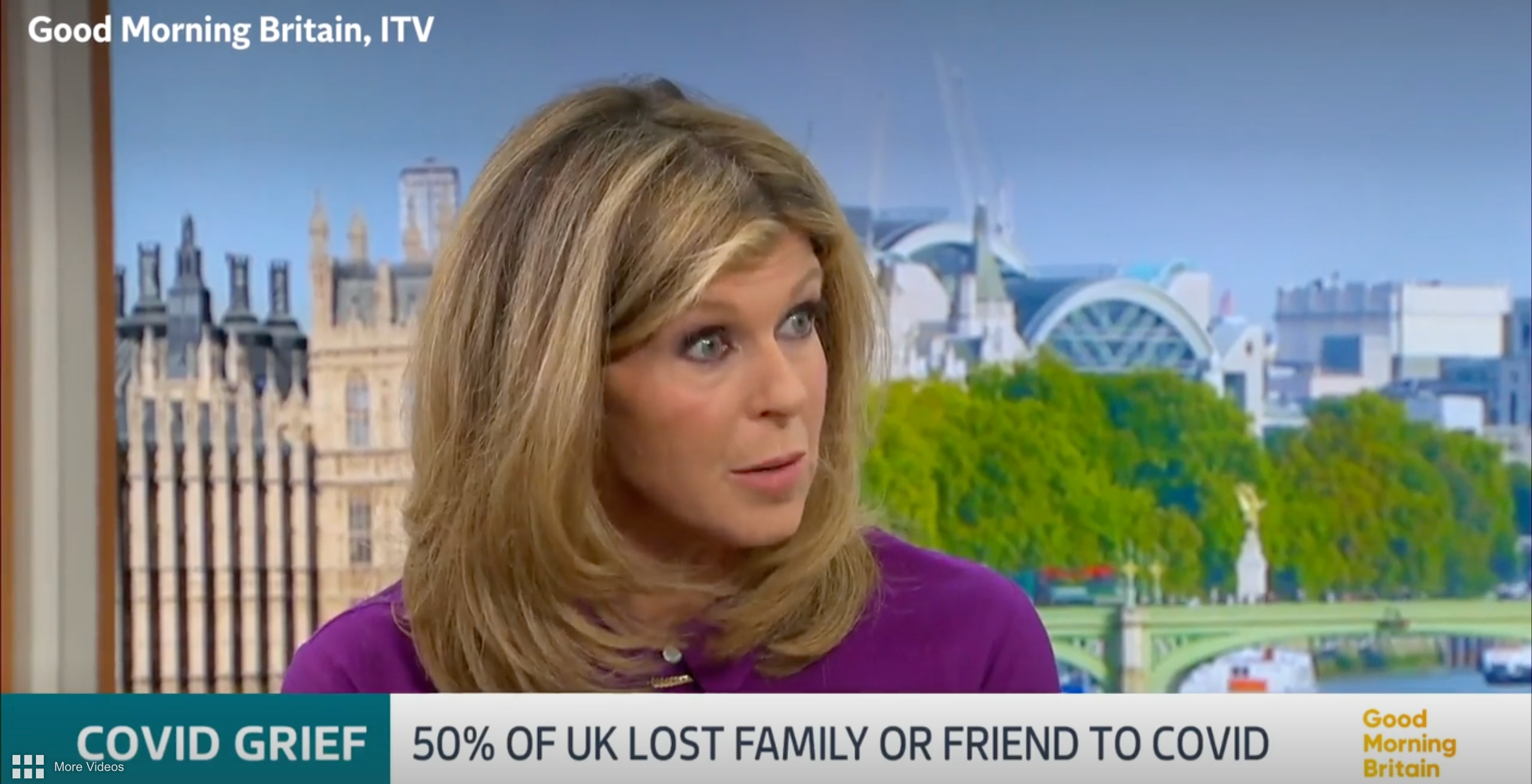 Kate Garraway on Friday’s episode of ‘Good Morning Britain’