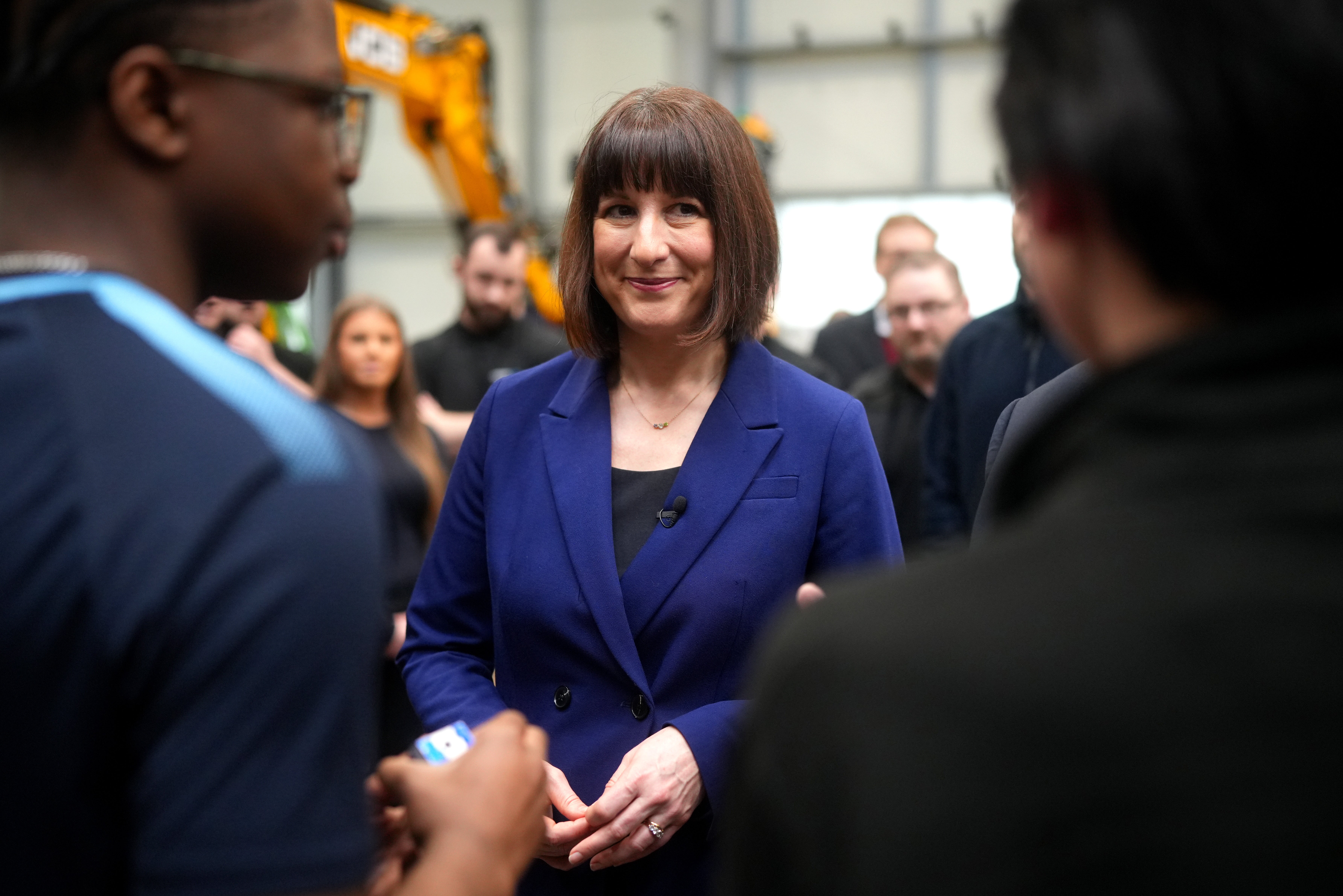 The shadow chancellor meets apprentices and technicians at the Manufacturing Technology Centre in Coventry in February