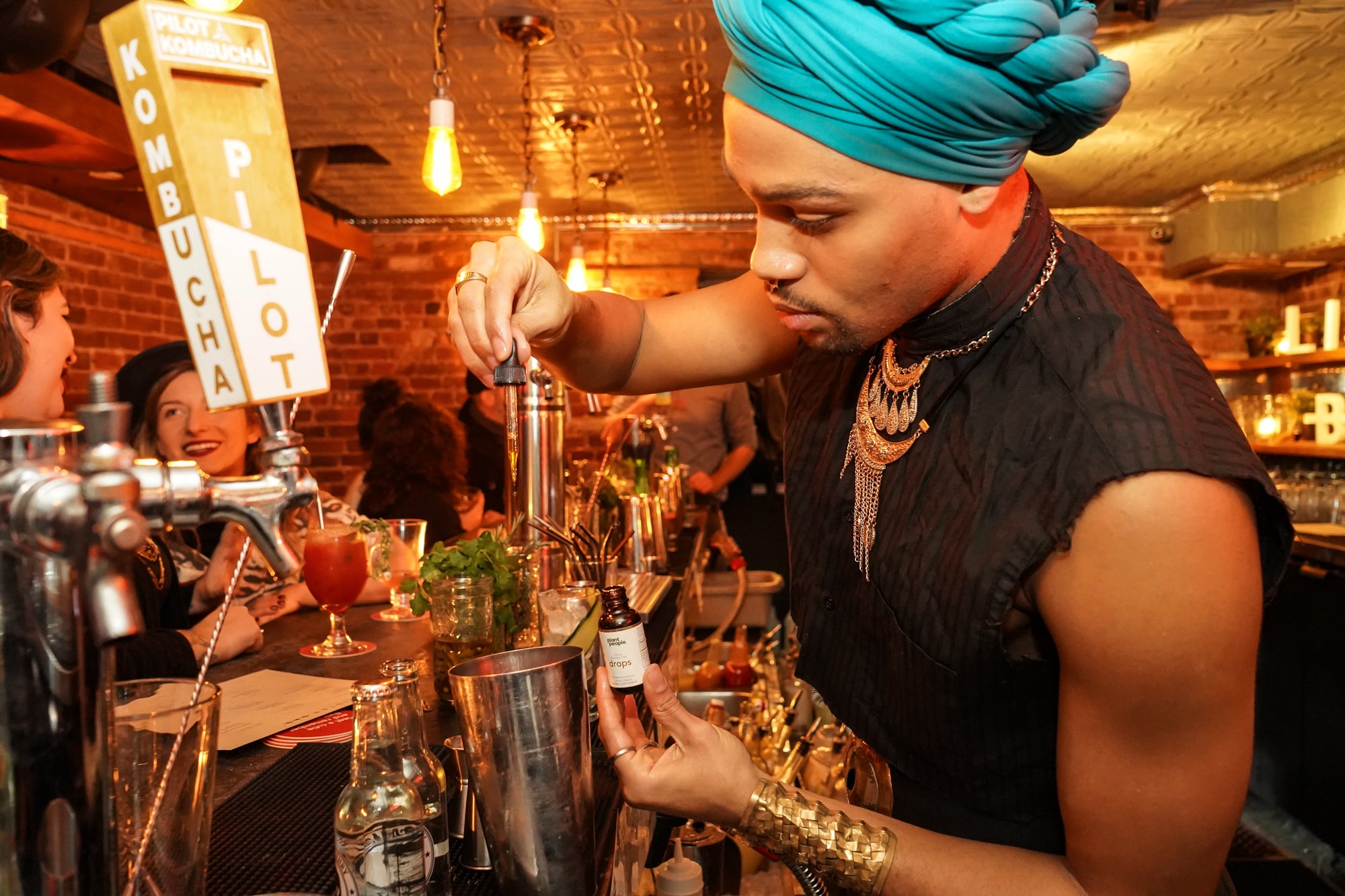 Pouring out another one at New York’s Listen Bar