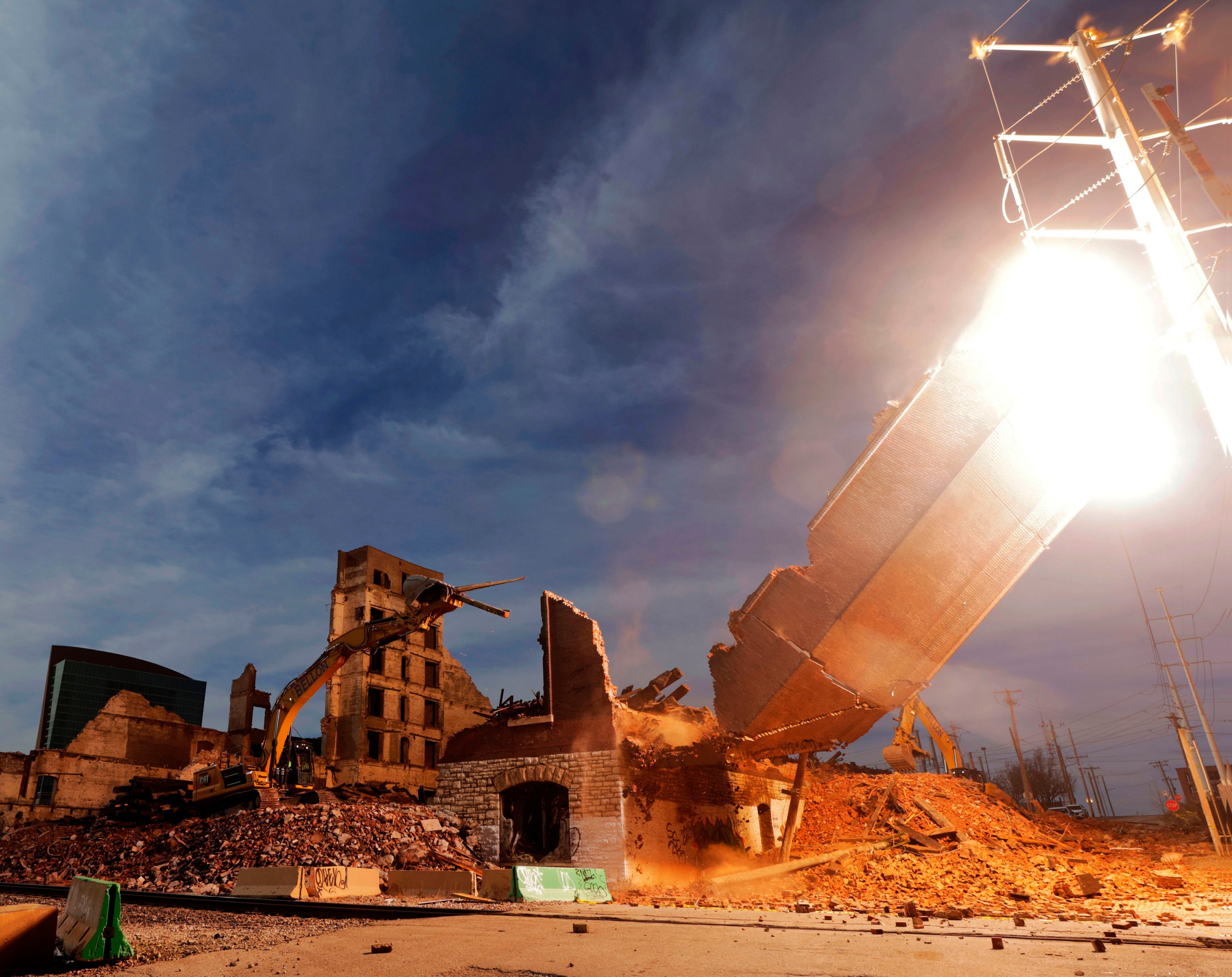 Wall Falls Transmission Tower