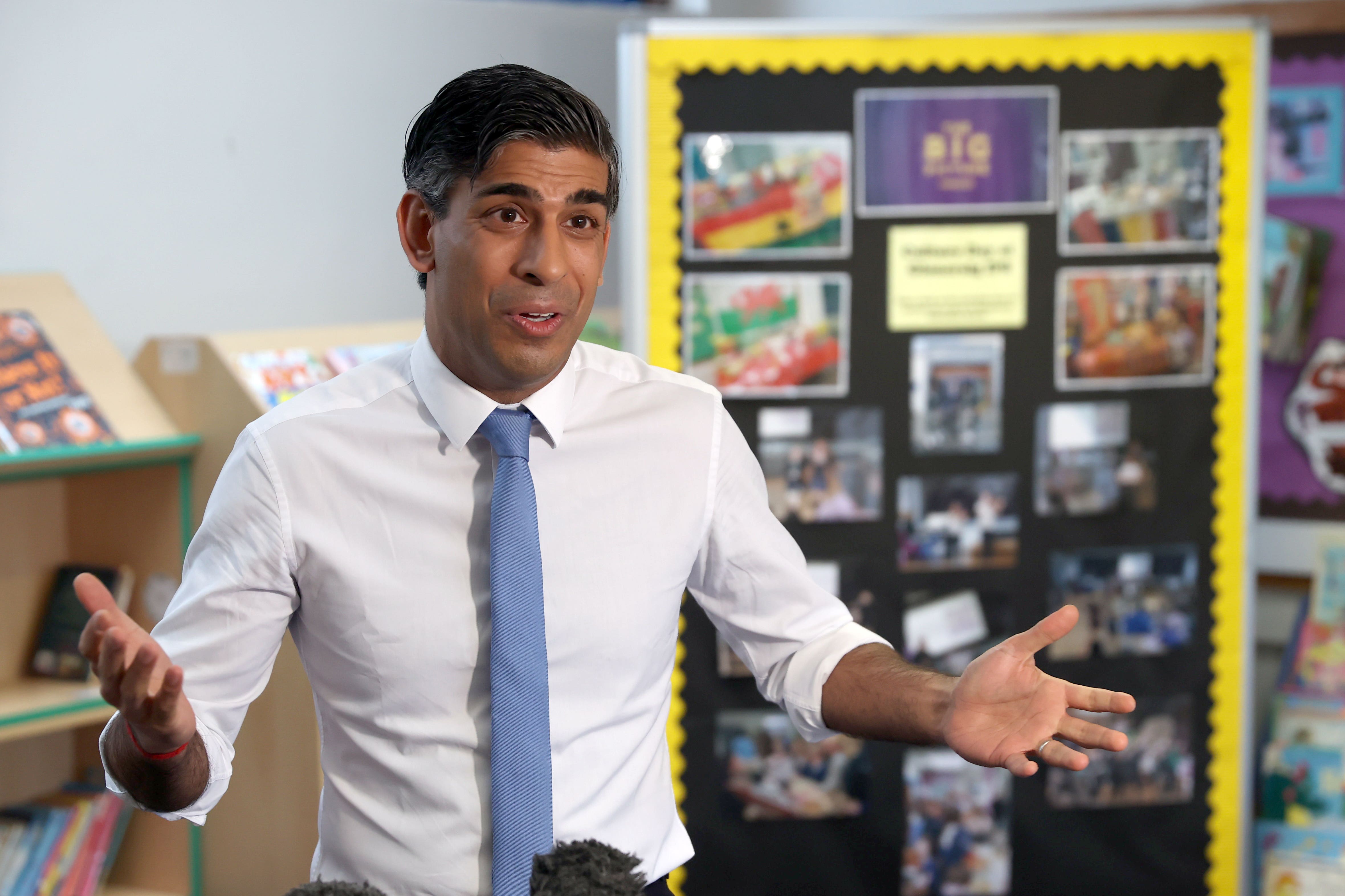 Prime Minister Rishi Sunak (Liam McBurney/PA)