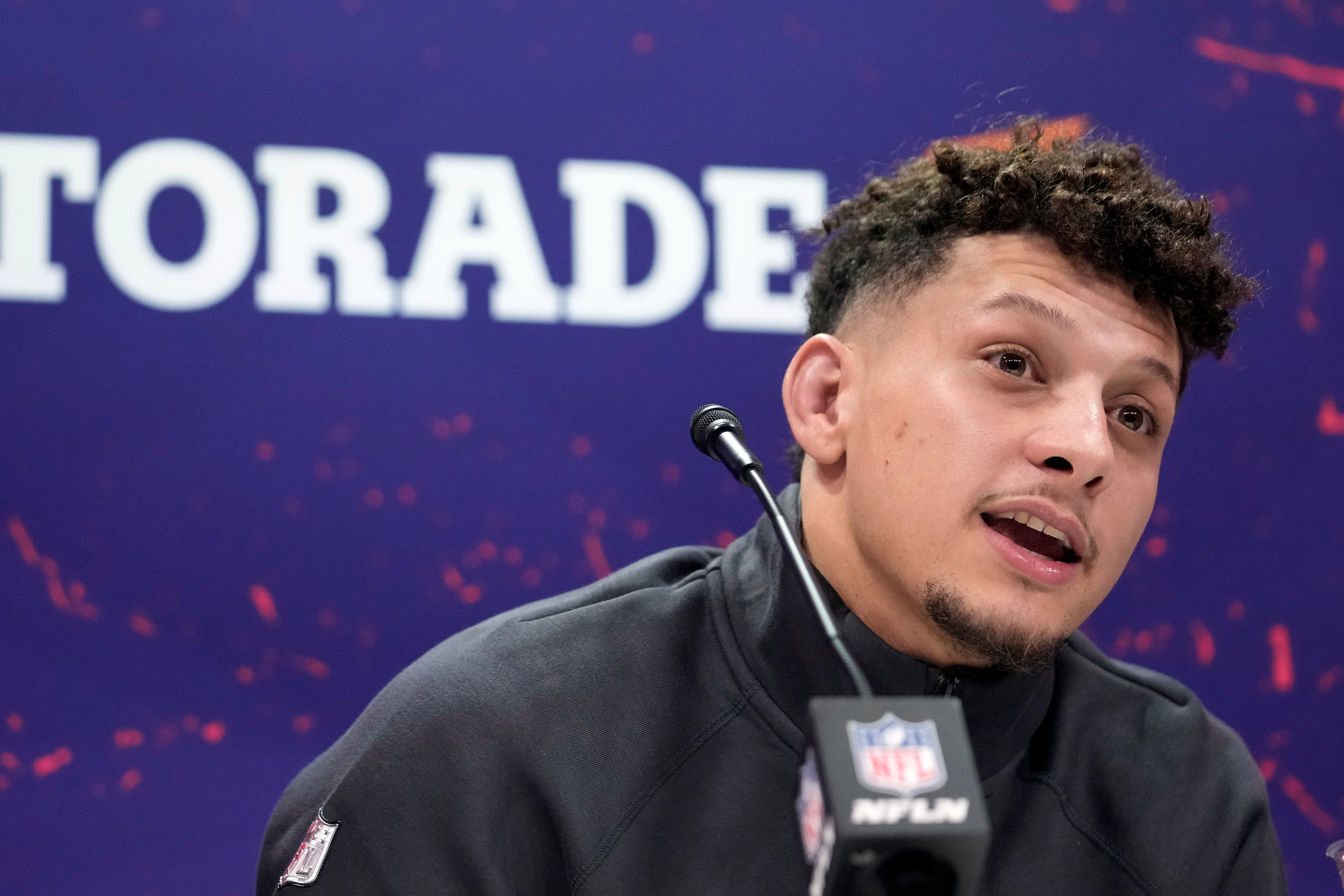 Kansas City Chiefs quarterback Patrick Mahomes is bidding to win his third Super Bowl title (Godofredo A. Vásquez/AP)