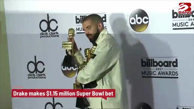 <p>Drake sends message to Taylor Swift as he makes $1.15 million Super Bowl bet.</p>