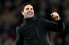 ‘Time to beat West Ham’: Mikel Arteta celebrates Arsenal’s 6-0 Hammers thrashing