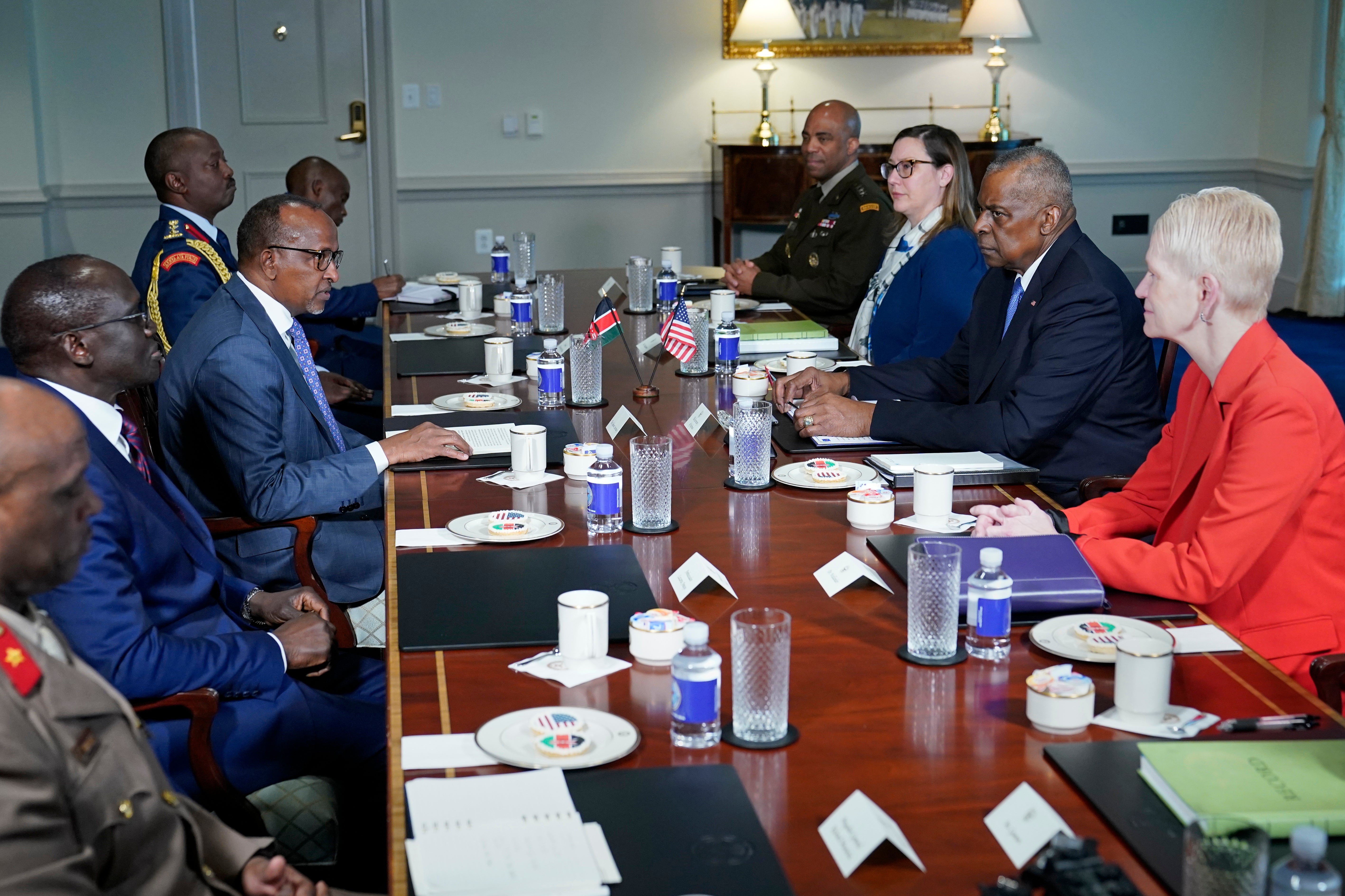 Pentagon Austin US Kenya