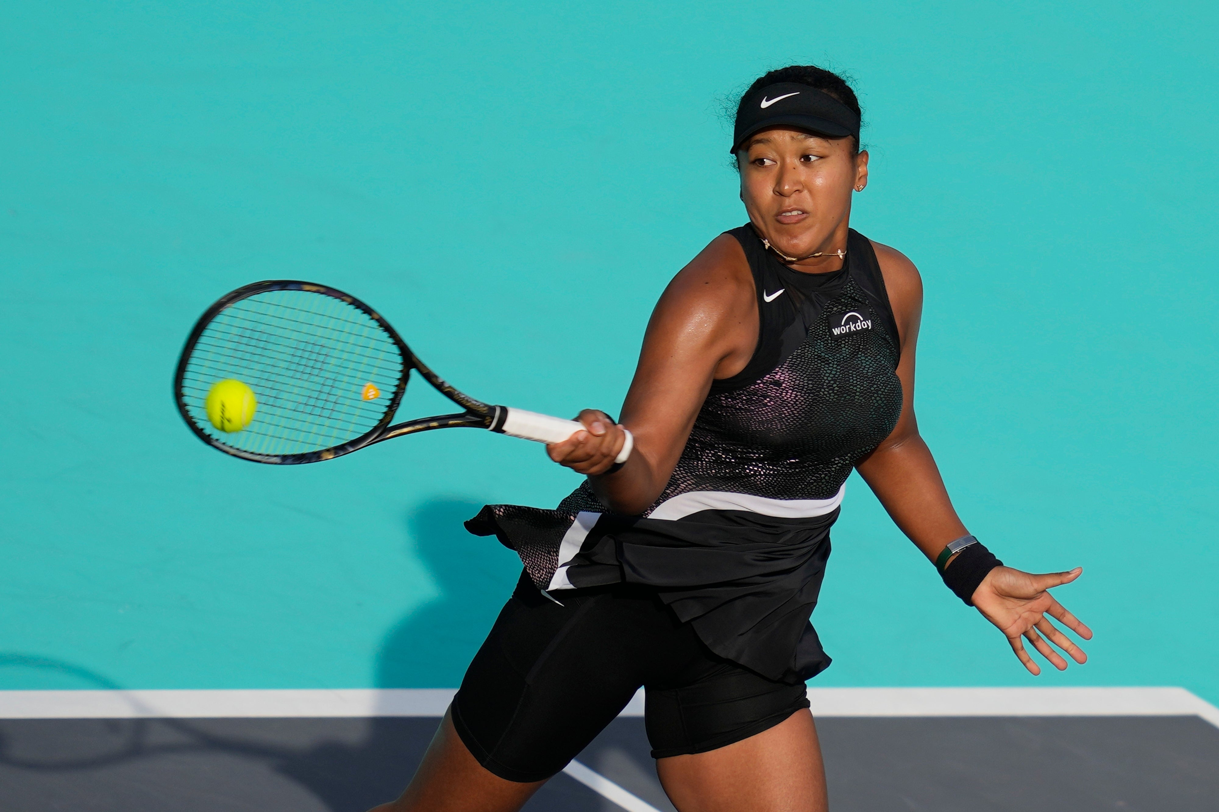 Naomi Osaka has had a slow start following her return from maternity