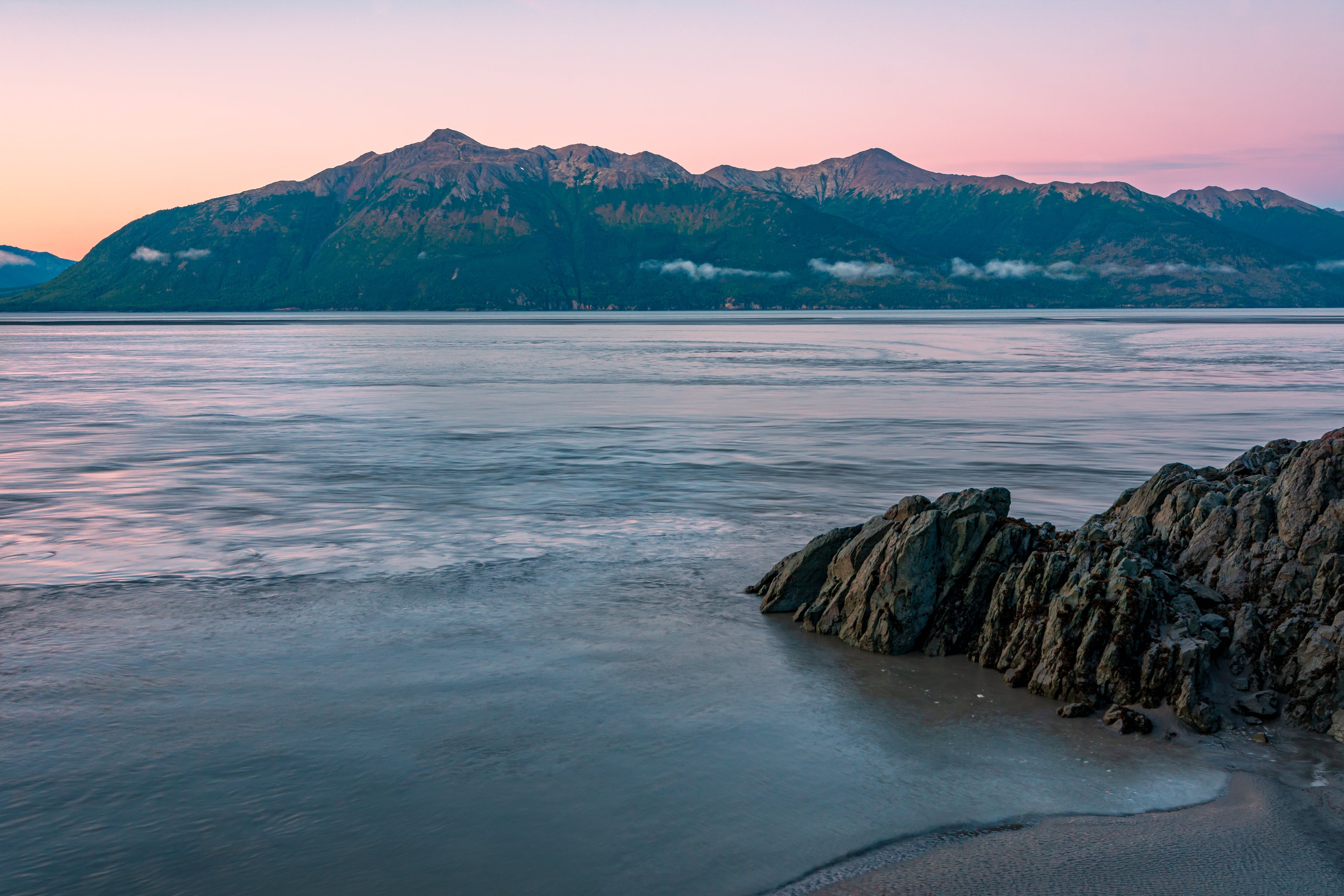 Alaska (pictured) is one of the areas that would be impact if the tsnuami hit