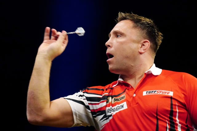 Gerwyn Price withdrew from the Players Championship in Wigan (David Davies/PA)