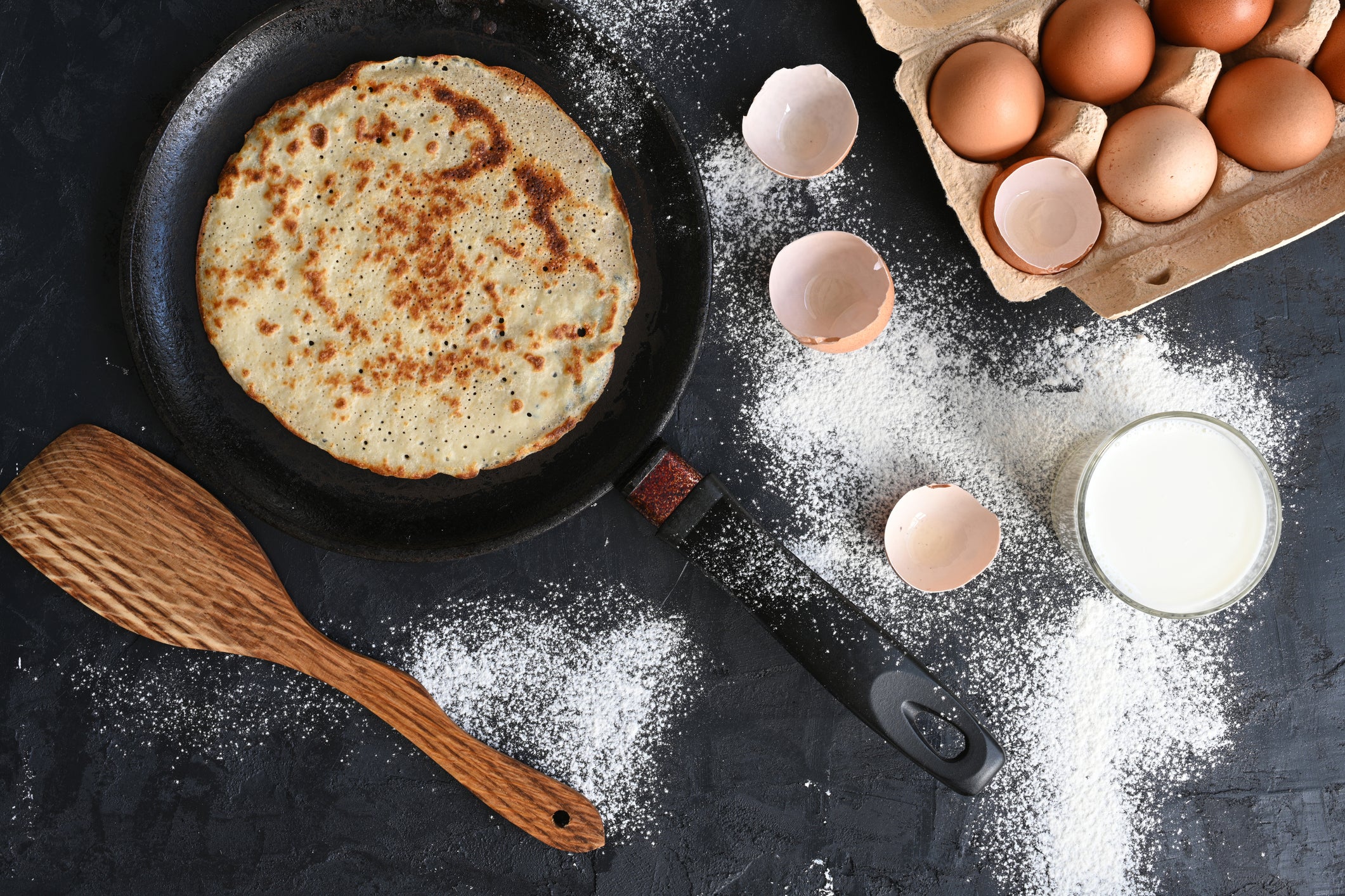 Making pancakes can be quite the task