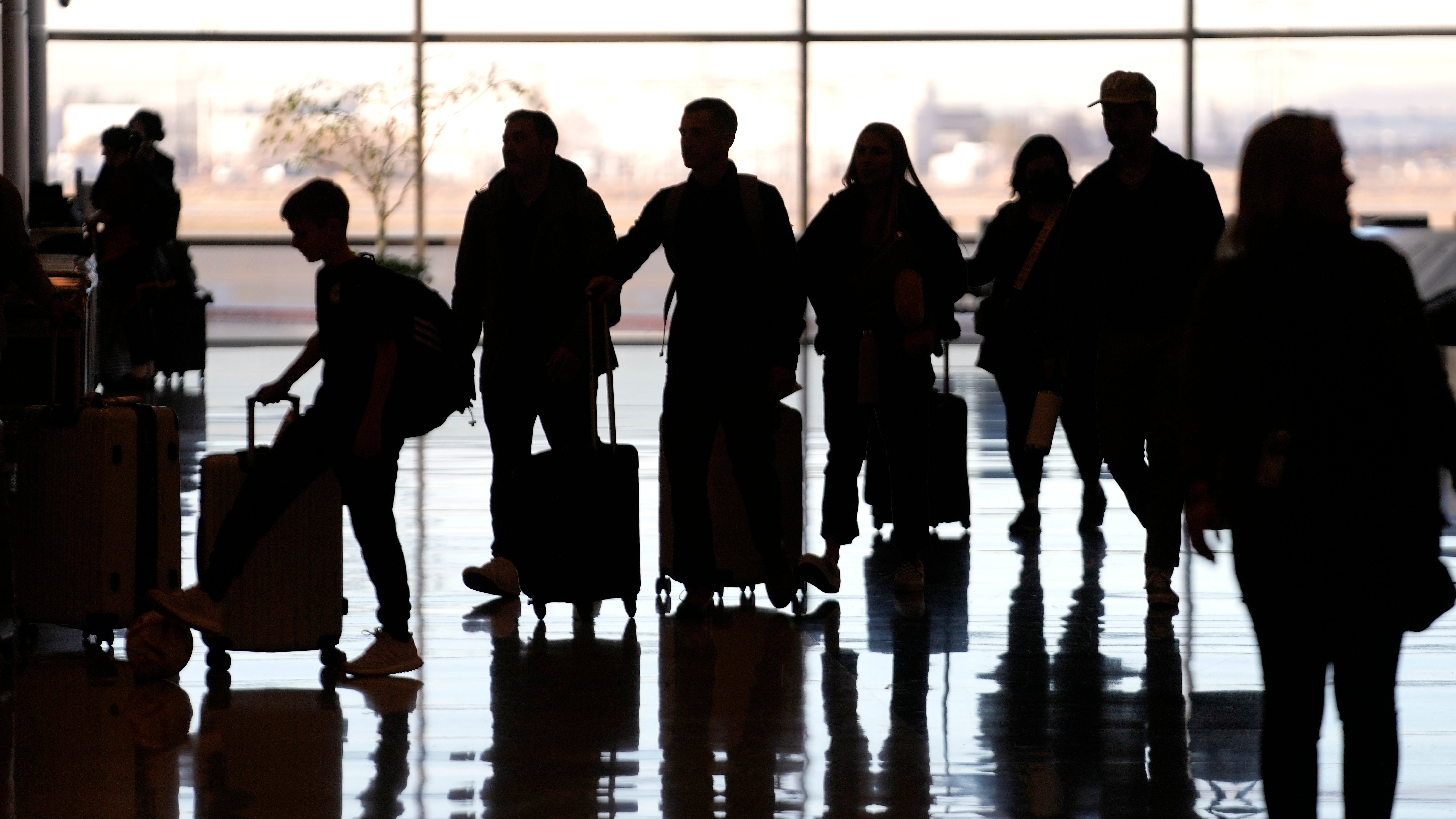 A busy airport