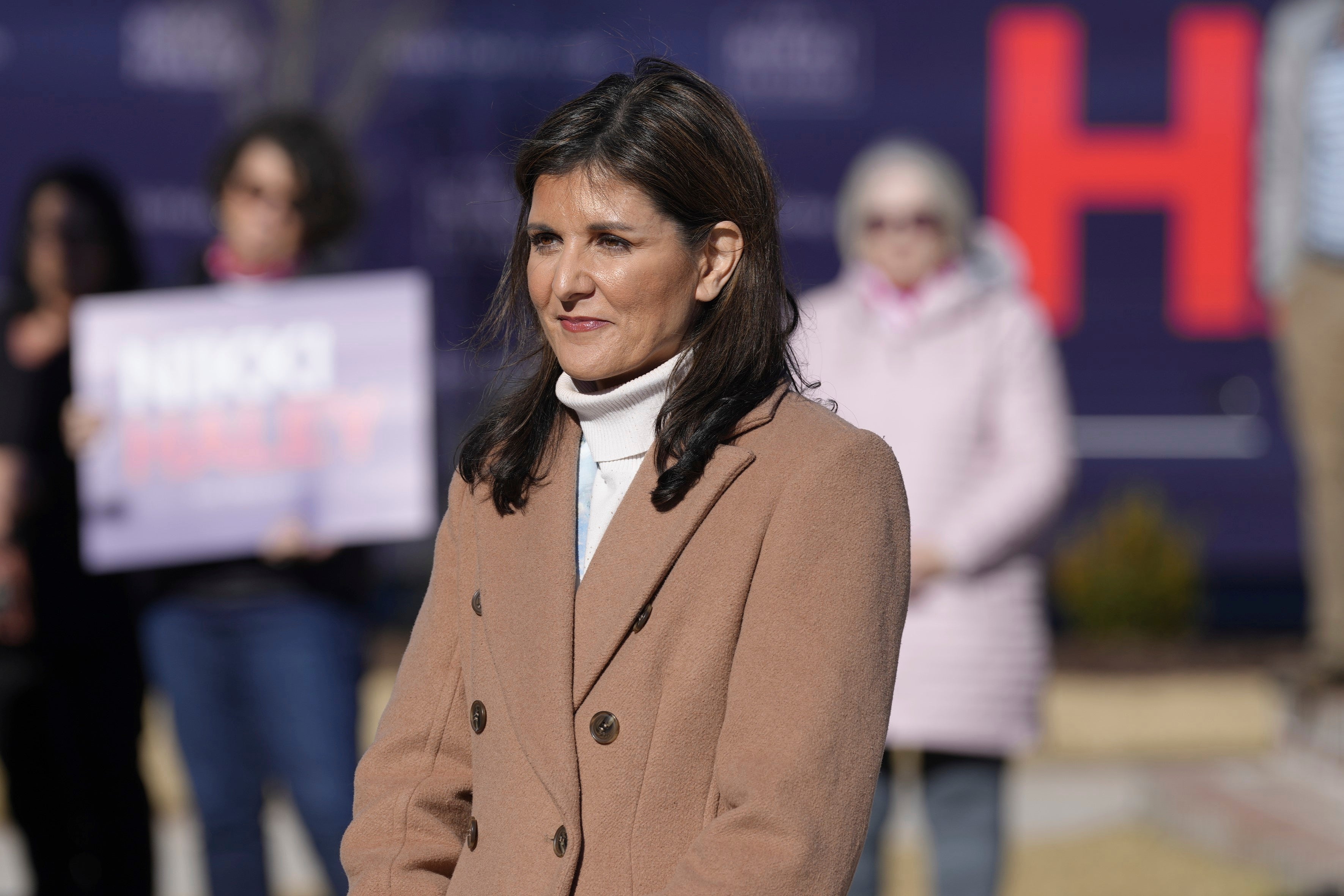 Nikki Haley hit out at her Republican rival