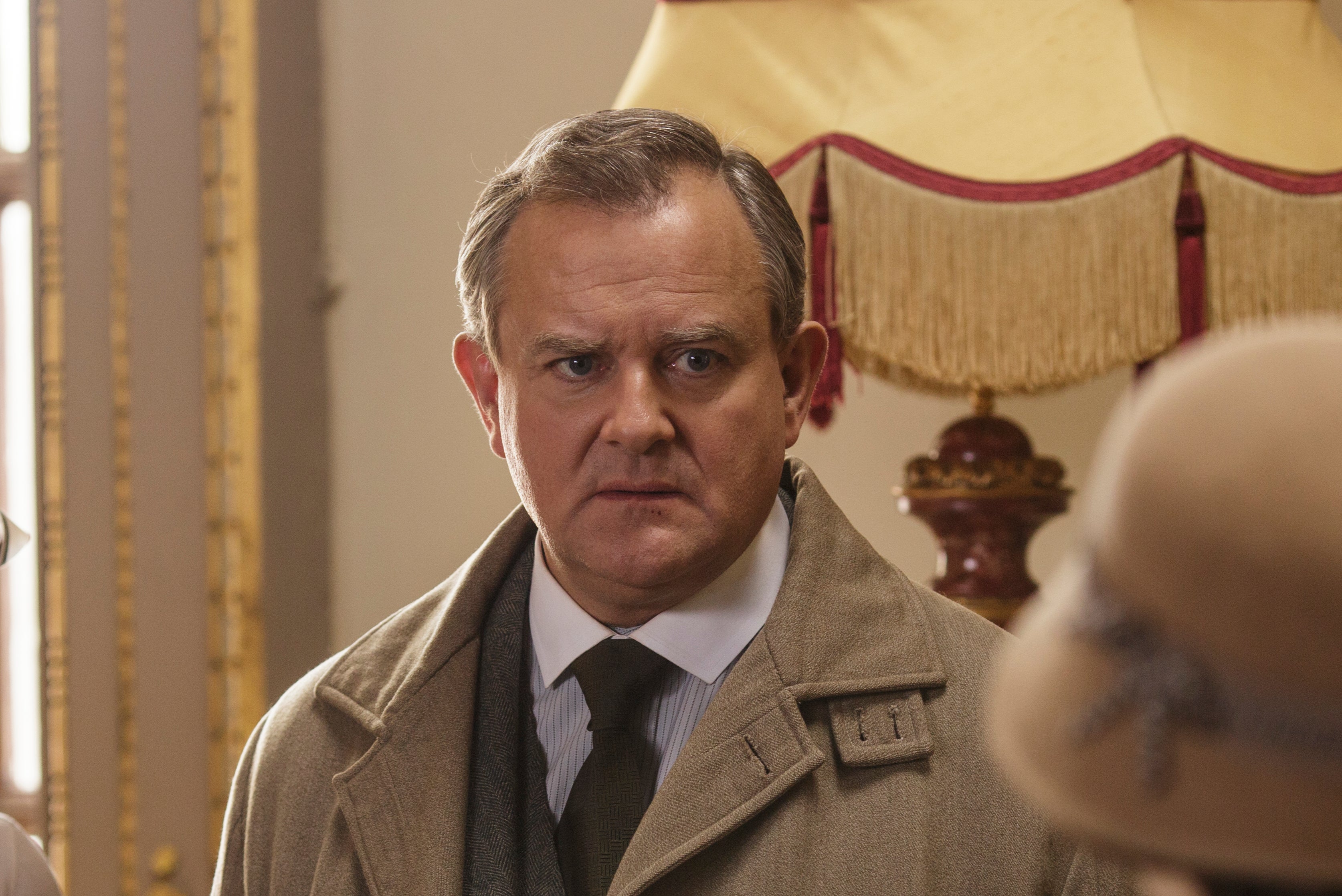 Hugh Bonneville in ‘Downton Abbey'. He paid tribute to Dame Maggie Smith as a ‘true legend’