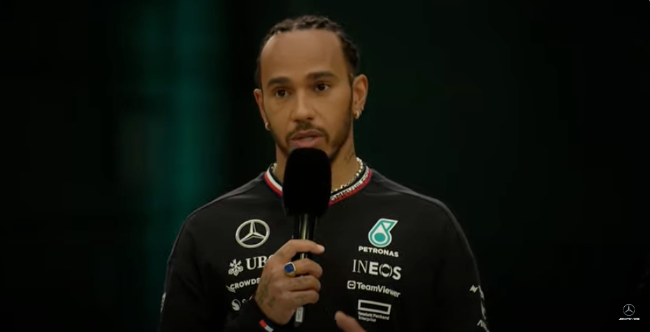 Lewis Hamilton spoke at the launch of Mercedes’ W15 car at Silverstone