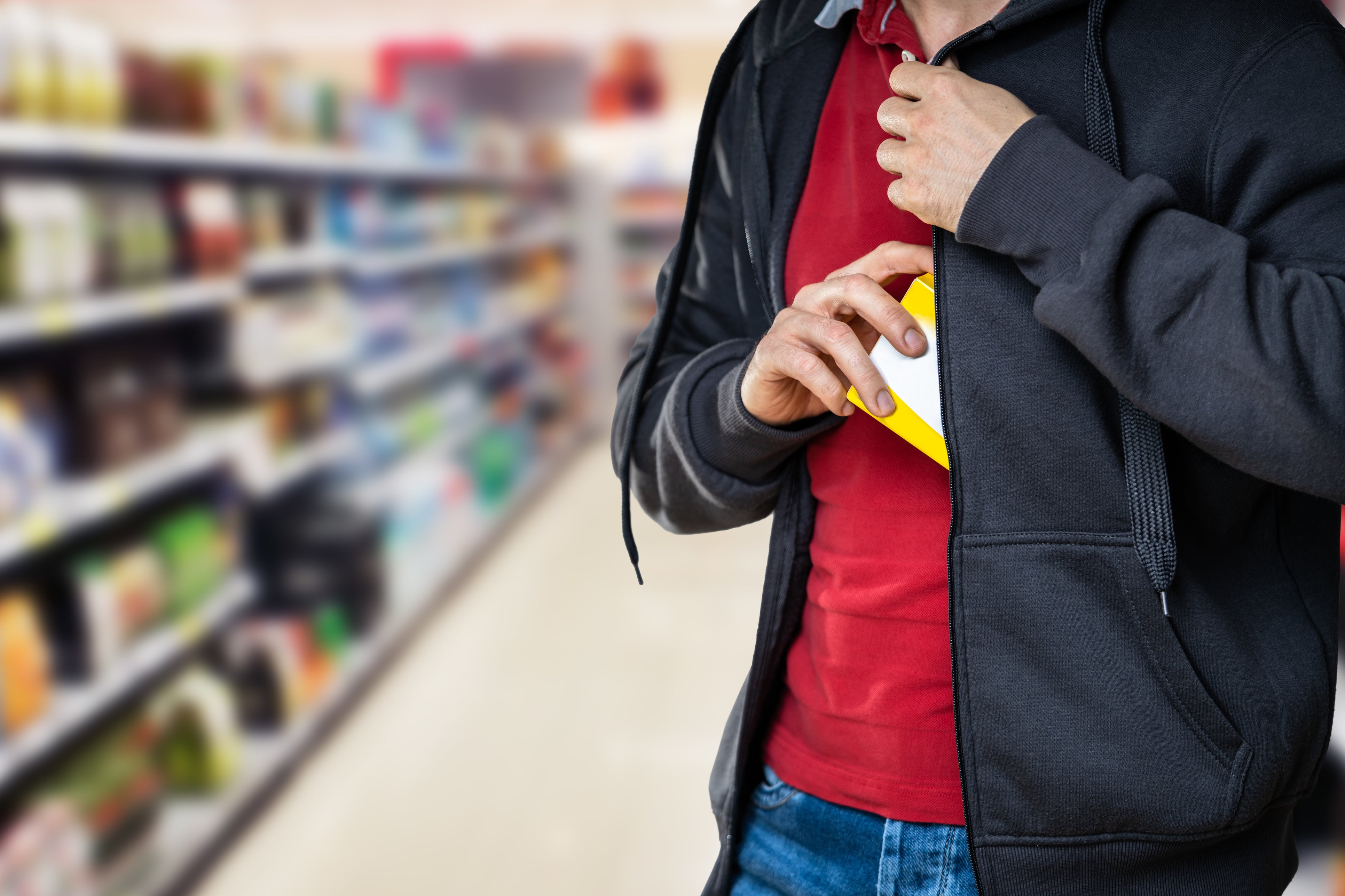 Shoplifting has soared to a record high, figures show