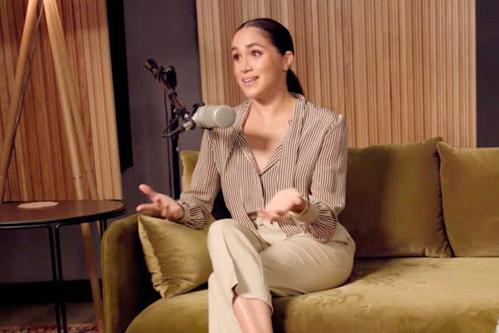 Meghan Markle declared that she was going to be 'myself and talk and become unfiltered' in her new Spotify podcast