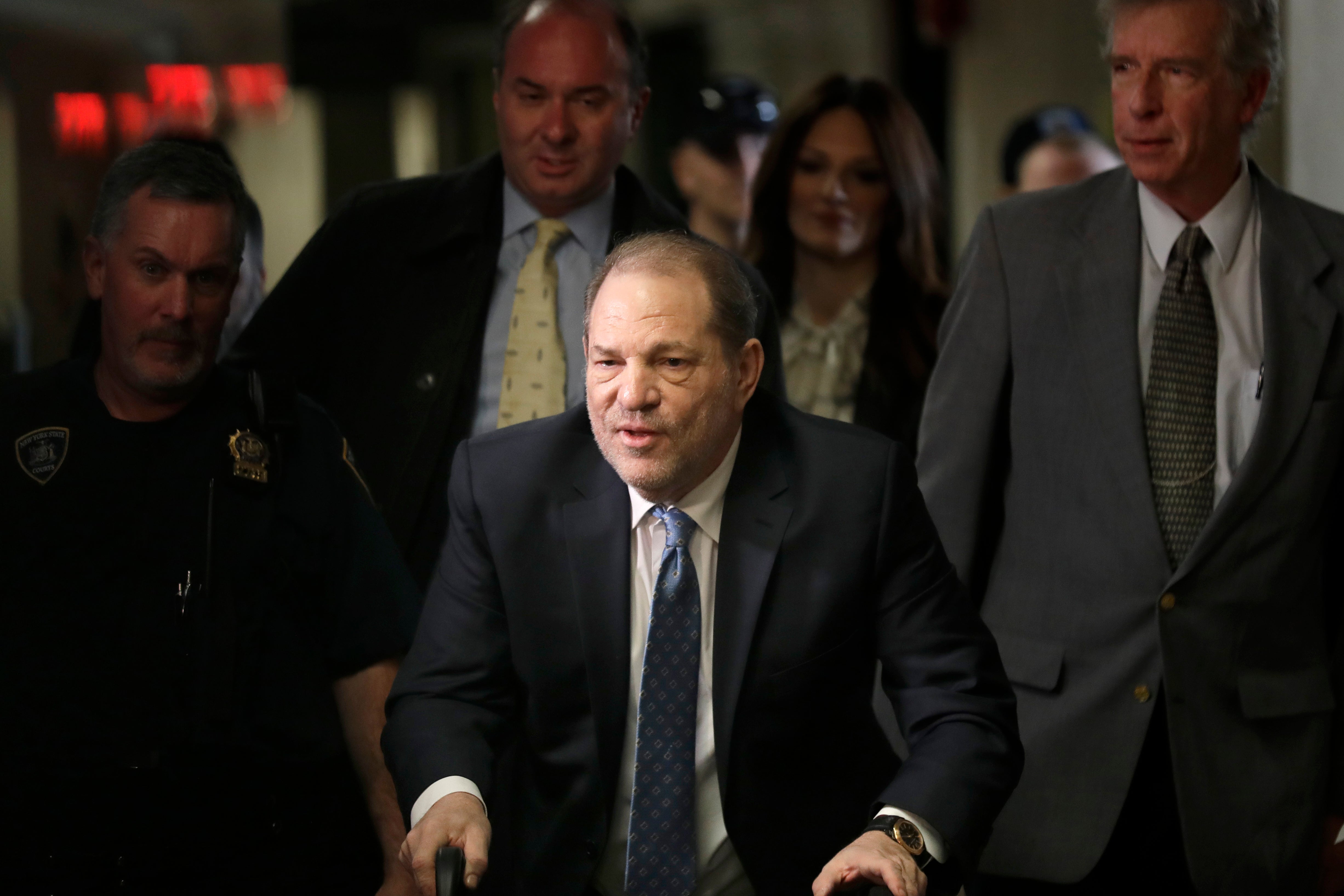 Harvey Weinstein in court